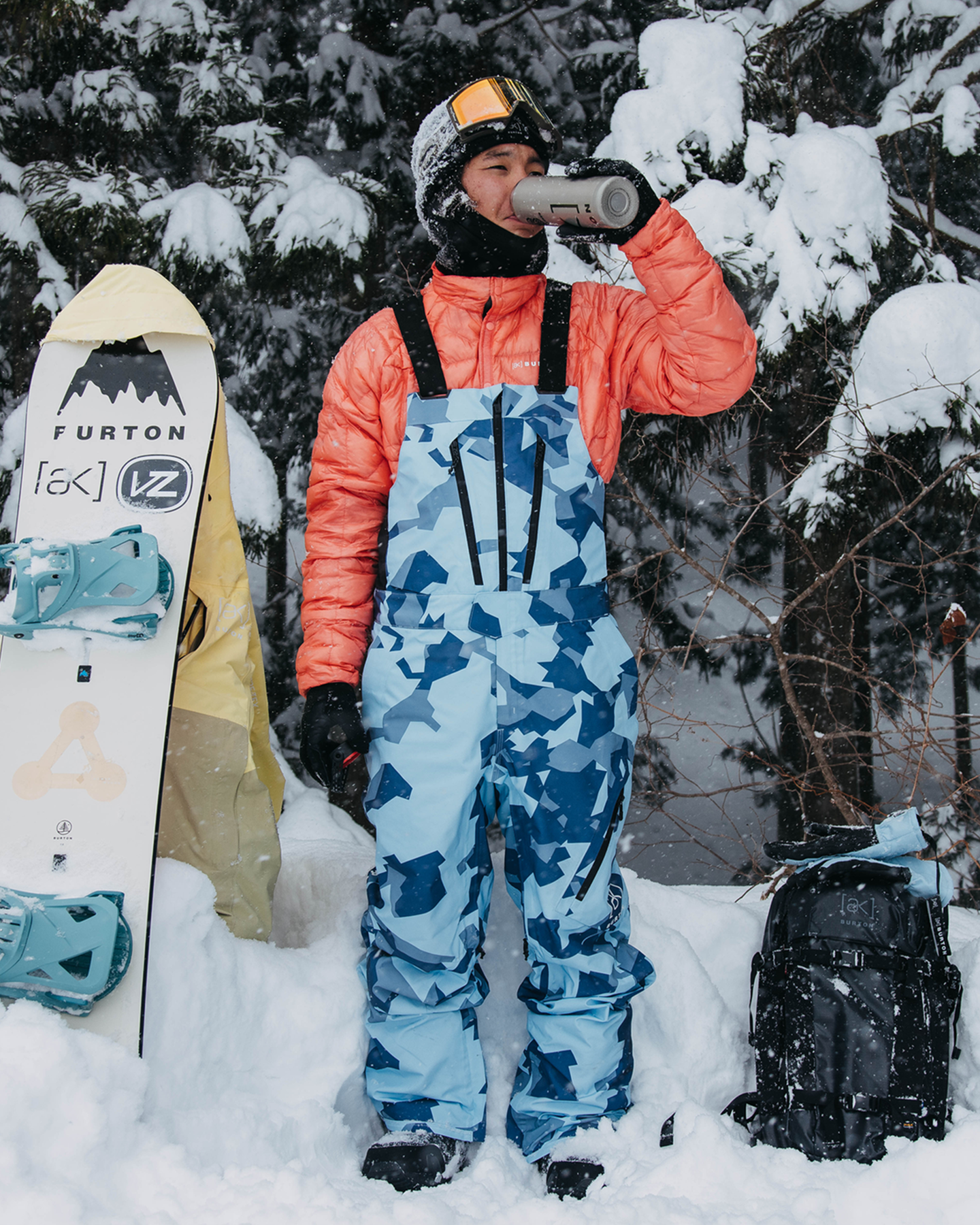 Burton Men's [ak]® Cyclic Gore-Tex 2L Bib Pants - Geocamo  Shop Snow Pants  & Suits at Trojan Wake Ski Snow & Snow Skiers Warehouse