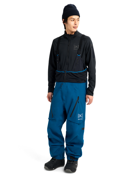 Burton Men's [ak]® Cyclic GORE-TEX® 2L Snow Bib Pants - Blue Teal