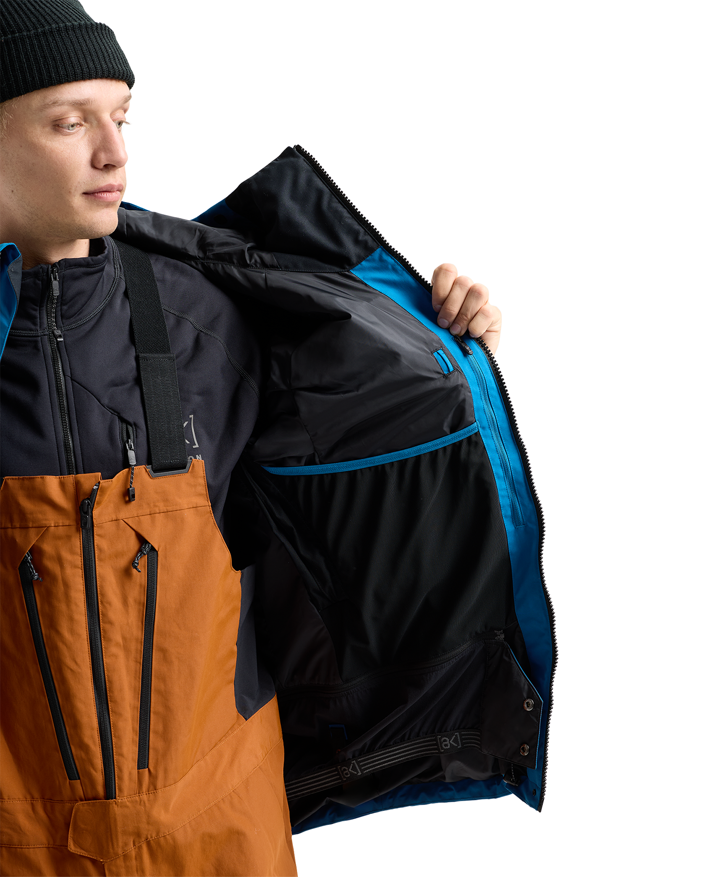 Burton Men's [ak]® Cyclic GORE-TEX® 2L Snow Jacket - Blue Teal Men's Snow Jackets - Trojan Wake Ski Snow