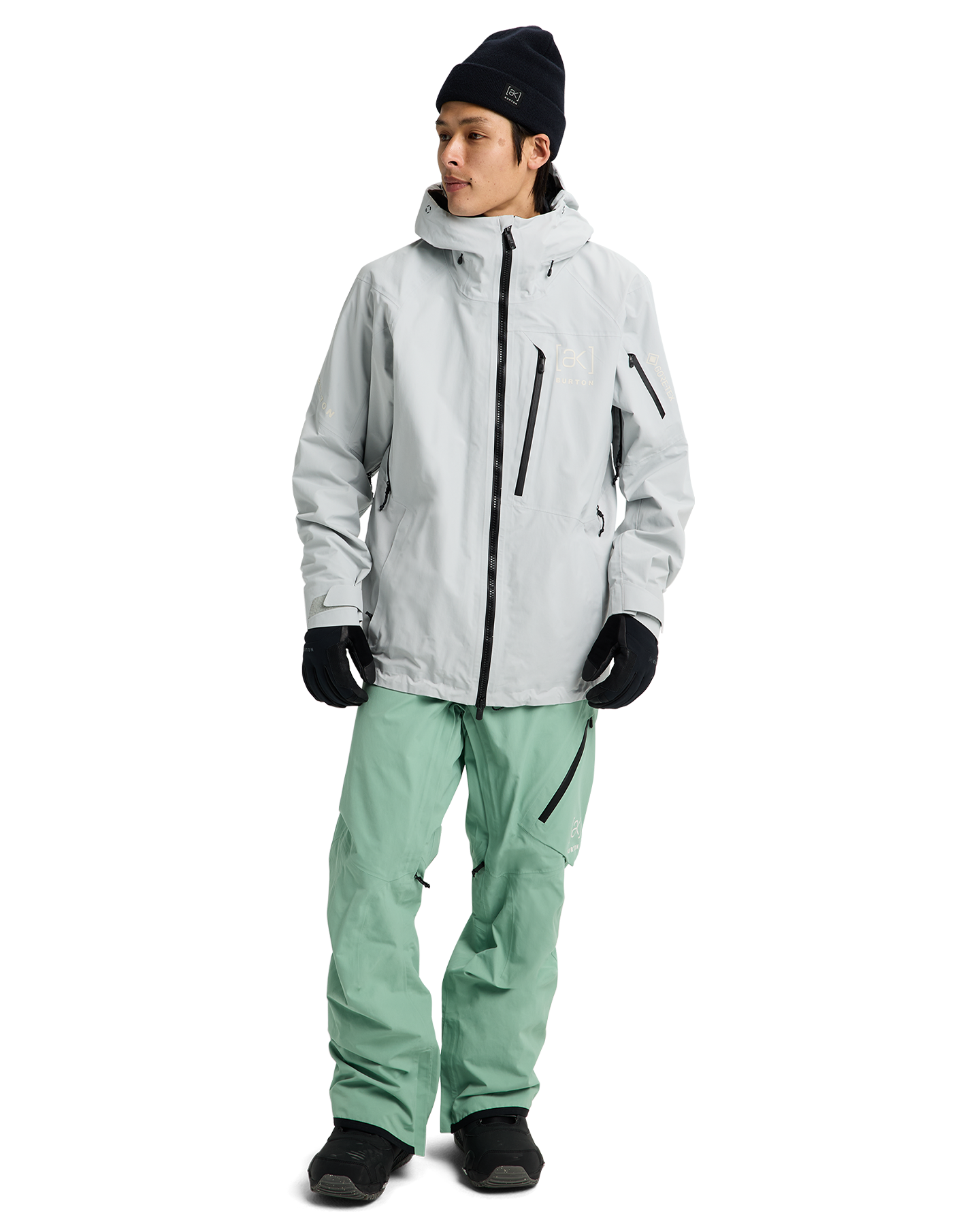 Burton Men's [ak]® Cyclic Gore‑Tex 2L Snow Jacket - Gray Cloud Men's Snow Jackets - Trojan Wake Ski Snow