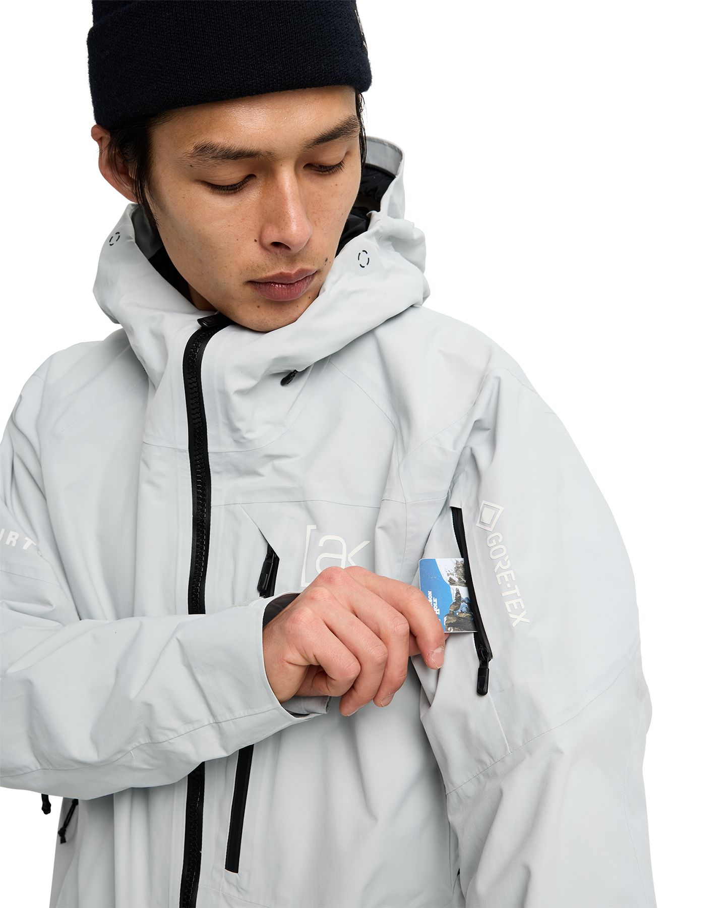 Burton Men's [ak]® Cyclic Gore‑Tex 2L Snow Jacket - Gray Cloud Men's Snow Jackets - Trojan Wake Ski Snow