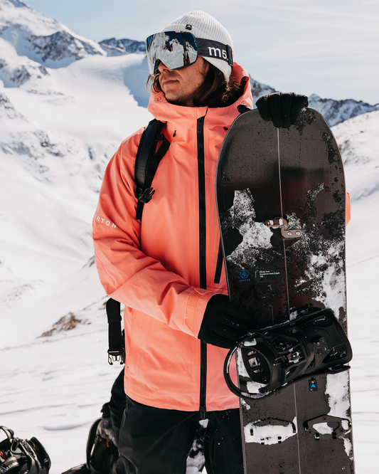 Burton Men's [ak]® Cyclic Gore‑Tex 2L Snow Jacket - Reef Pink Men's Snow Jackets - Trojan Wake Ski Snow