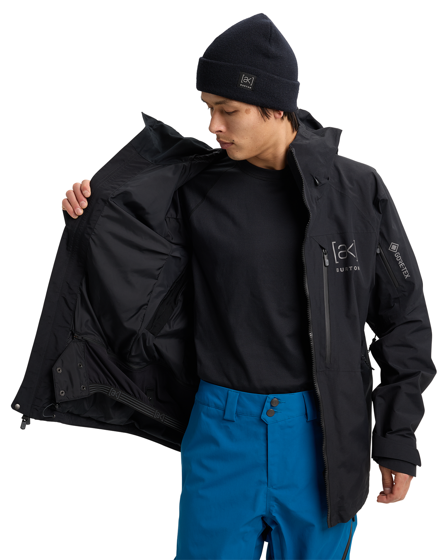 Burton Men's [ak]® Cyclic Gore‑Tex 2L Snow Jacket - True Black Men's Snow Jackets - Trojan Wake Ski Snow