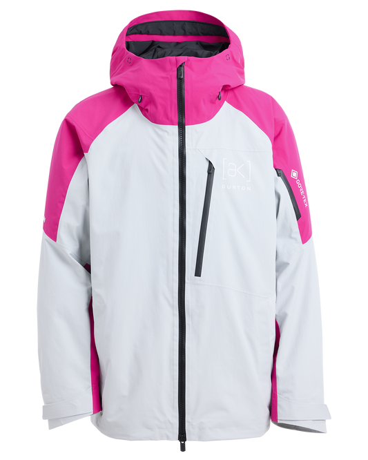 Burton Men's [ak]® Cyclic Gore‑Tex 2L Snow Jacket - Very Berry/Gray Cloud