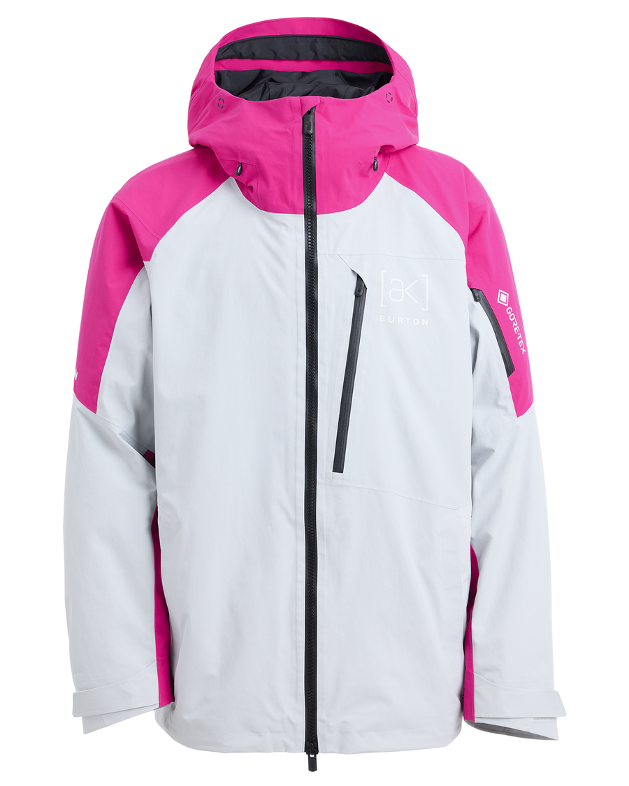 Burton Men's [ak]® Cyclic Gore‑Tex 2L Snow Jacket - Very Berry/Gray Cloud