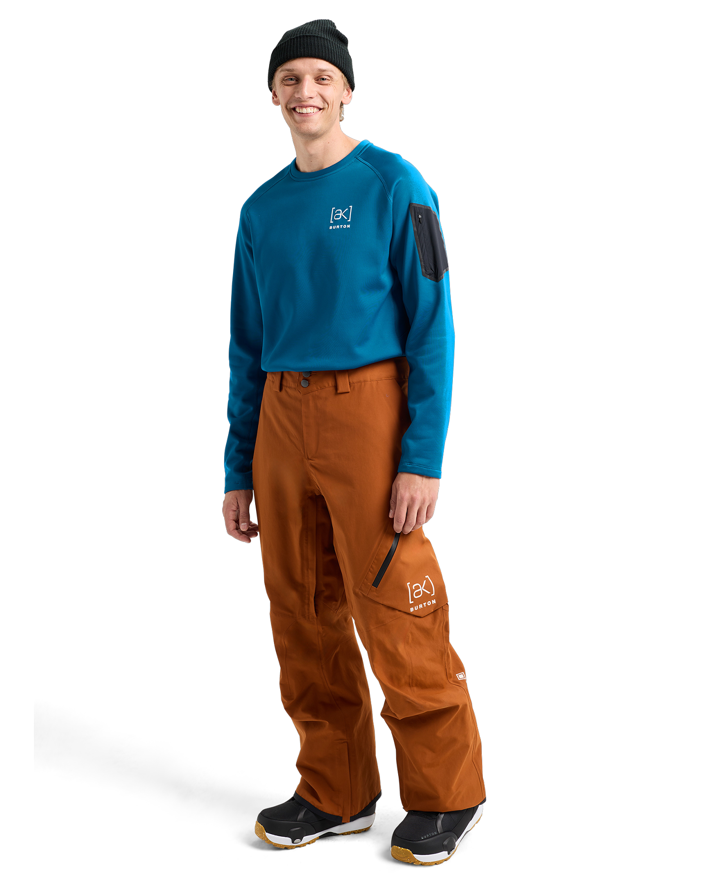 Burton Men's [ak]® Cyclic Gore‑Tex 2L Snow Pants - Chestnut Brown Men's Snow Pants - Trojan Wake Ski Snow