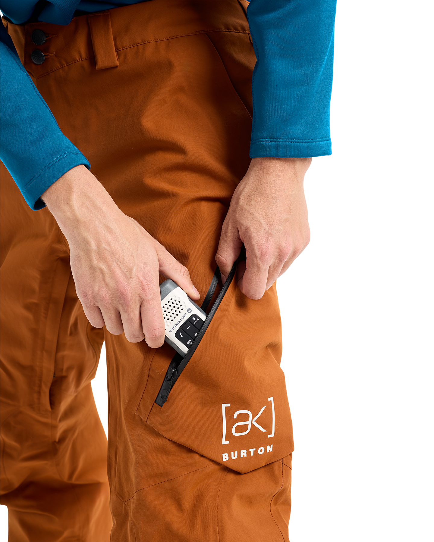 Burton Men's [ak]® Cyclic Gore‑Tex 2L Snow Pants - Chestnut Brown Men's Snow Pants - Trojan Wake Ski Snow