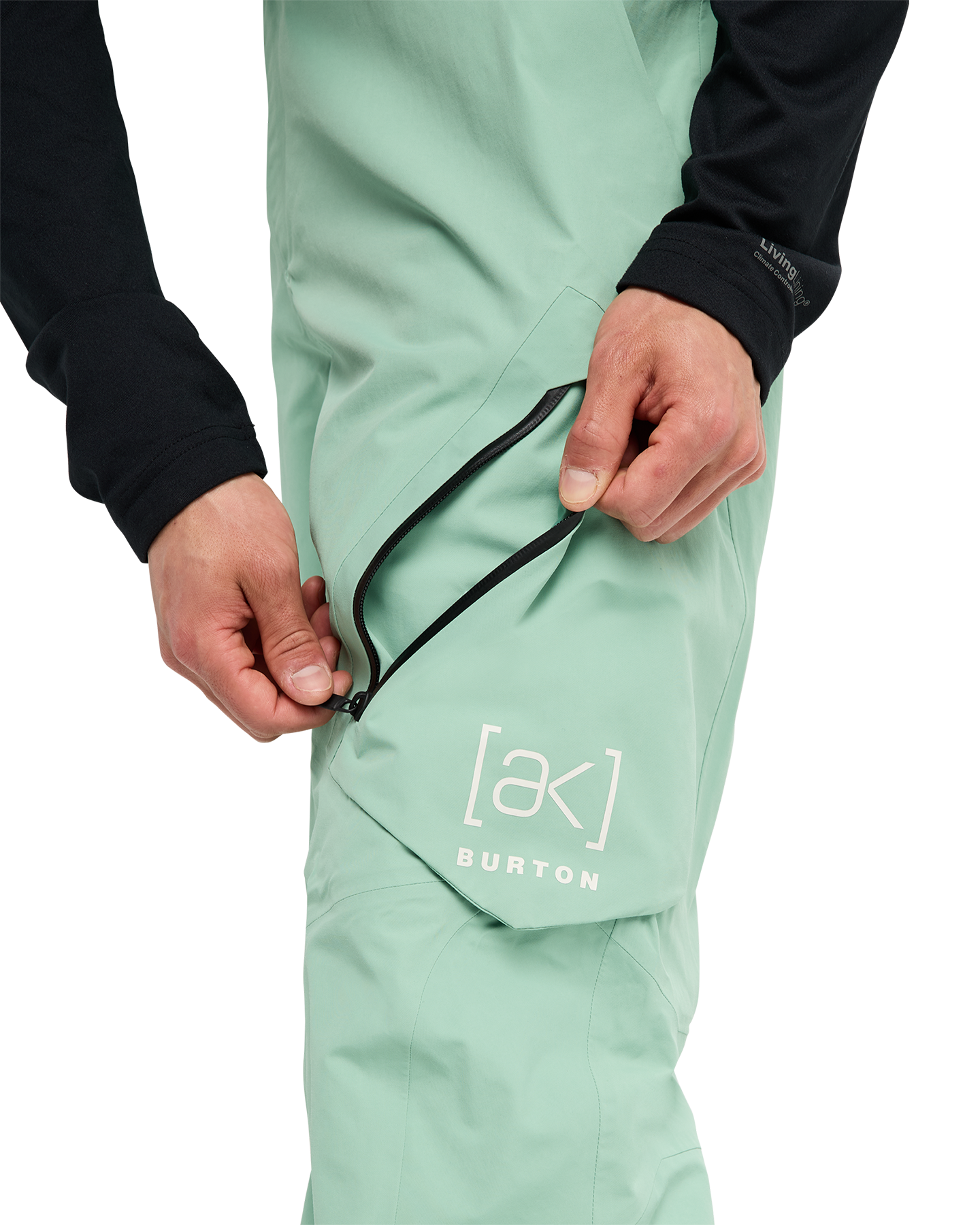 Burton Men's [ak]® Cyclic Gore‑Tex 2L Snow Pants - Soft Sage Men's Snow Pants - Trojan Wake Ski Snow