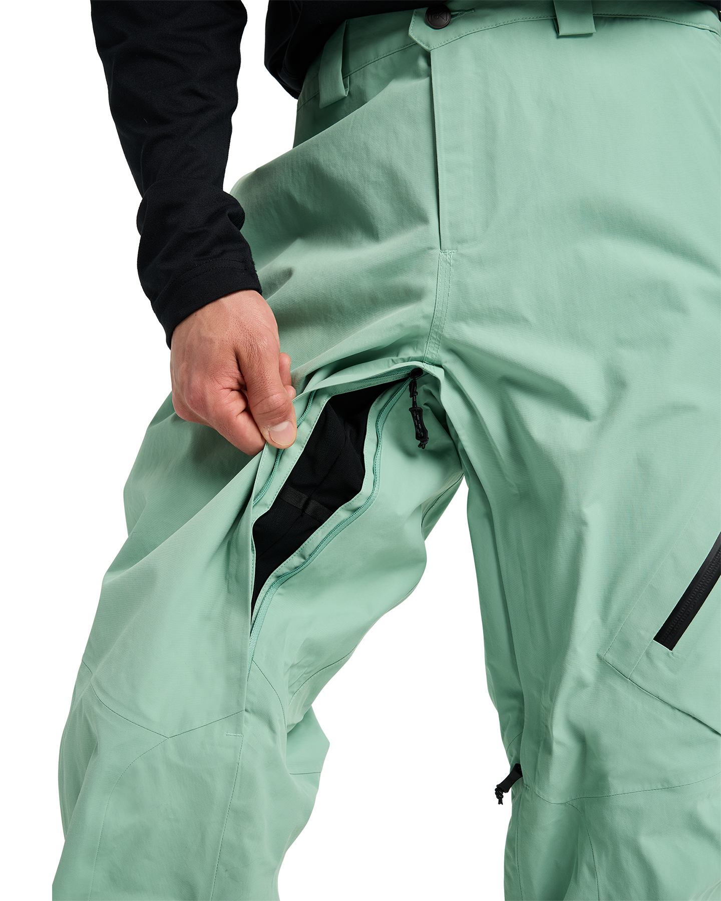 Burton Men's [ak]® Cyclic Gore‑Tex 2L Snow Pants - Soft Sage Men's Snow Pants - Trojan Wake Ski Snow