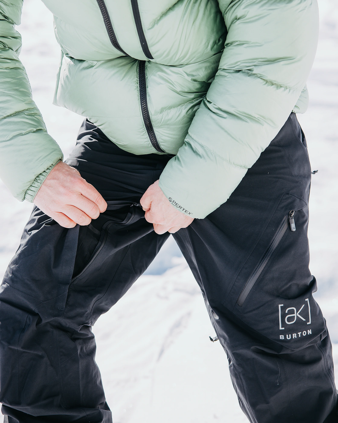 Burton Men's [ak]® Cyclic Gore‑Tex 2L Snow Pants - True Black Men's Snow Pants - Trojan Wake Ski Snow