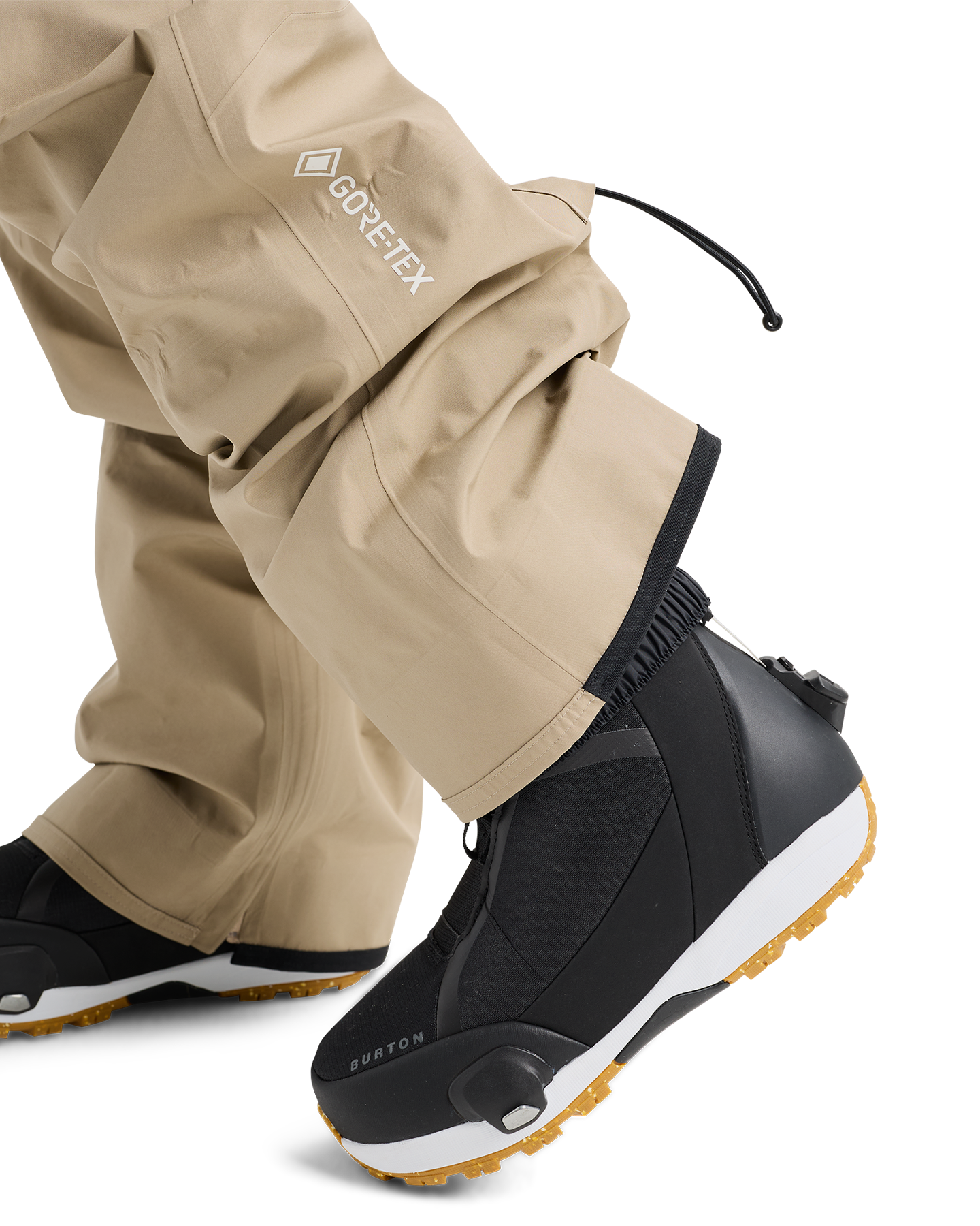 Burton Men's [ak]® Freebird Gore‑Tex 3L Snow Bib Pants - Summit Taupe Men's Snow Bibs - Trojan Wake Ski Snow