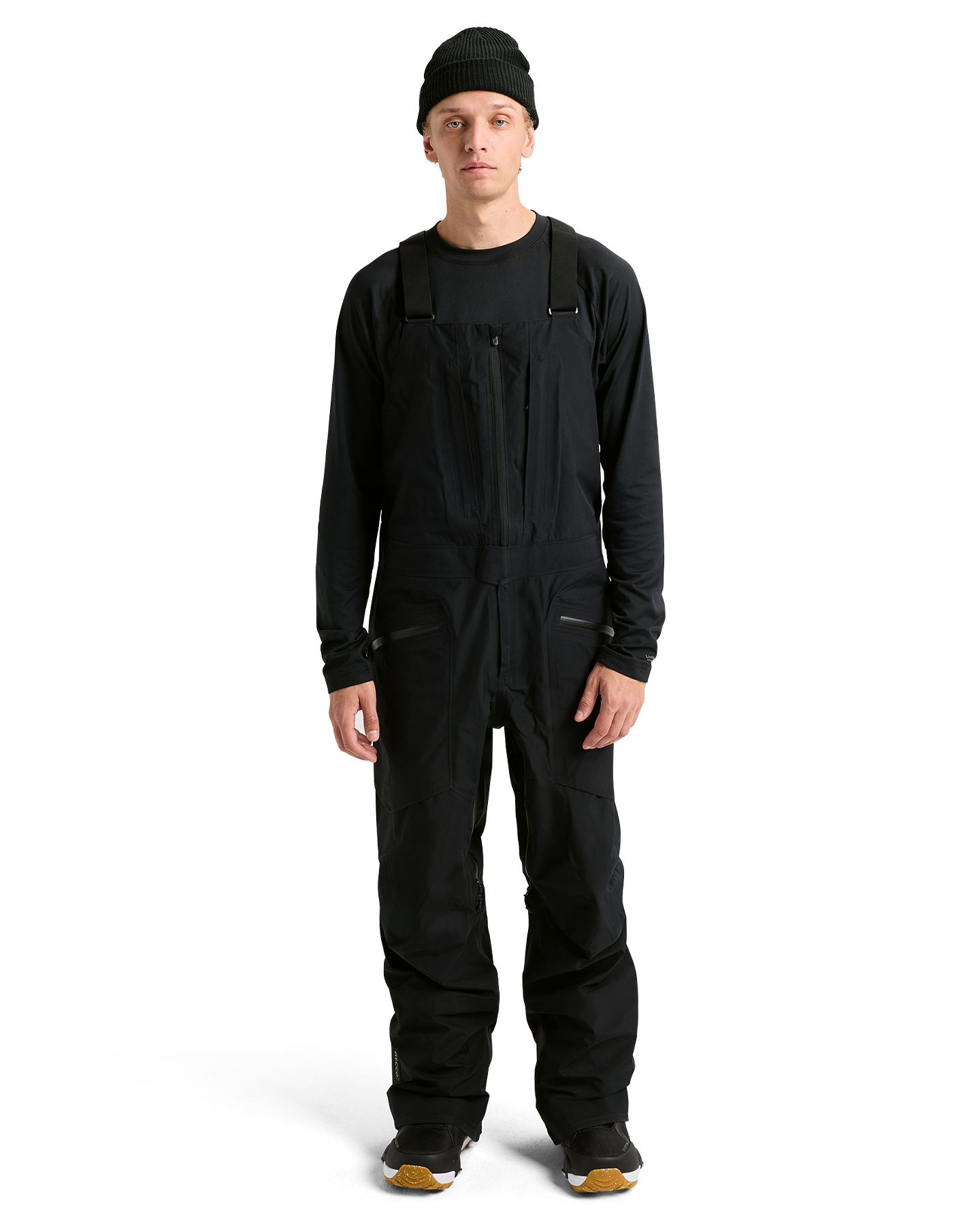 Burton Men's [ak]® Freebird Gore‑Tex 3L Snow Bib Pants - True Black Men's Snow Bibs - Trojan Wake Ski Snow