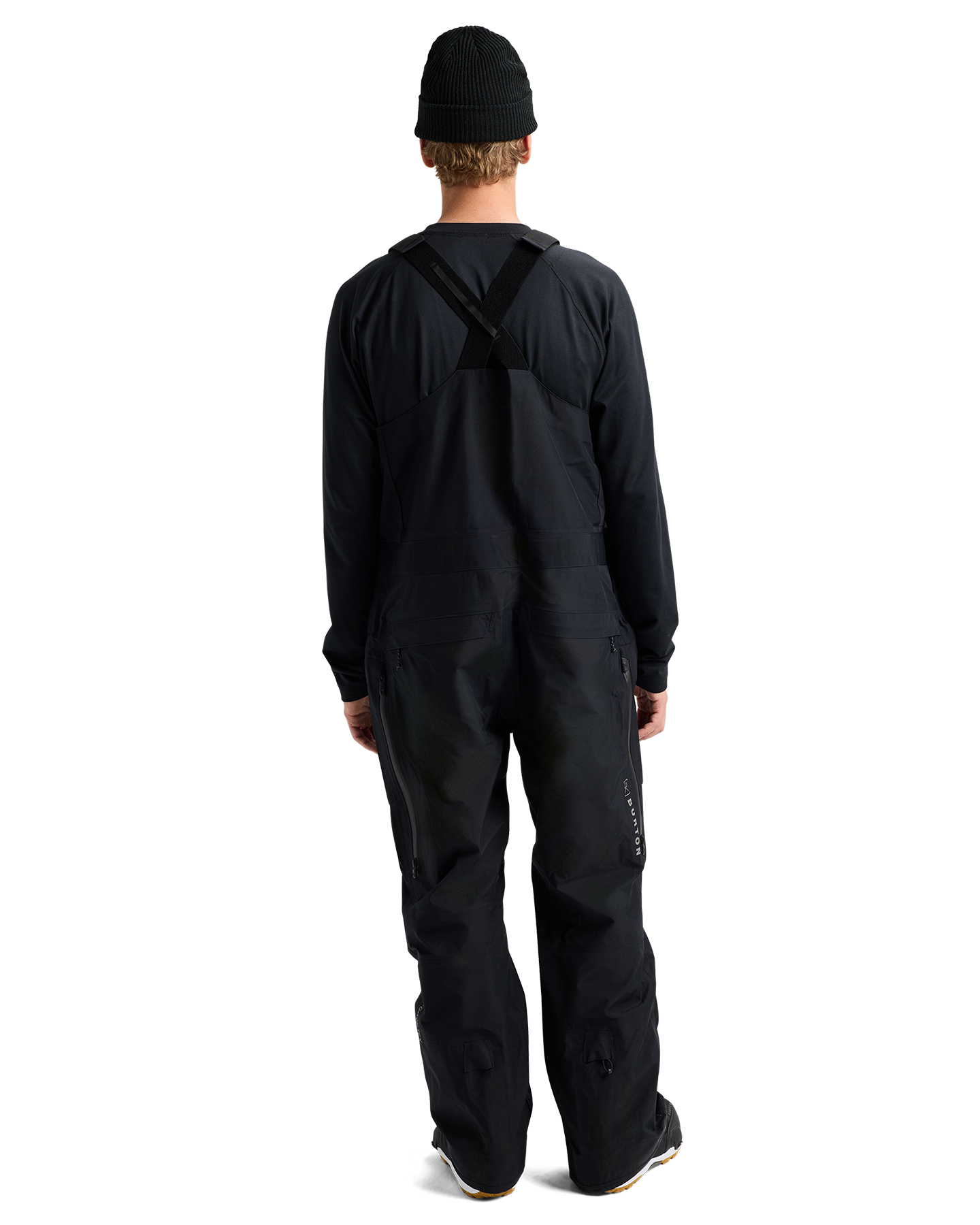 Burton Men's [ak]® Freebird Gore‑Tex 3L Snow Bib Pants - True Black Men's Snow Bibs - Trojan Wake Ski Snow
