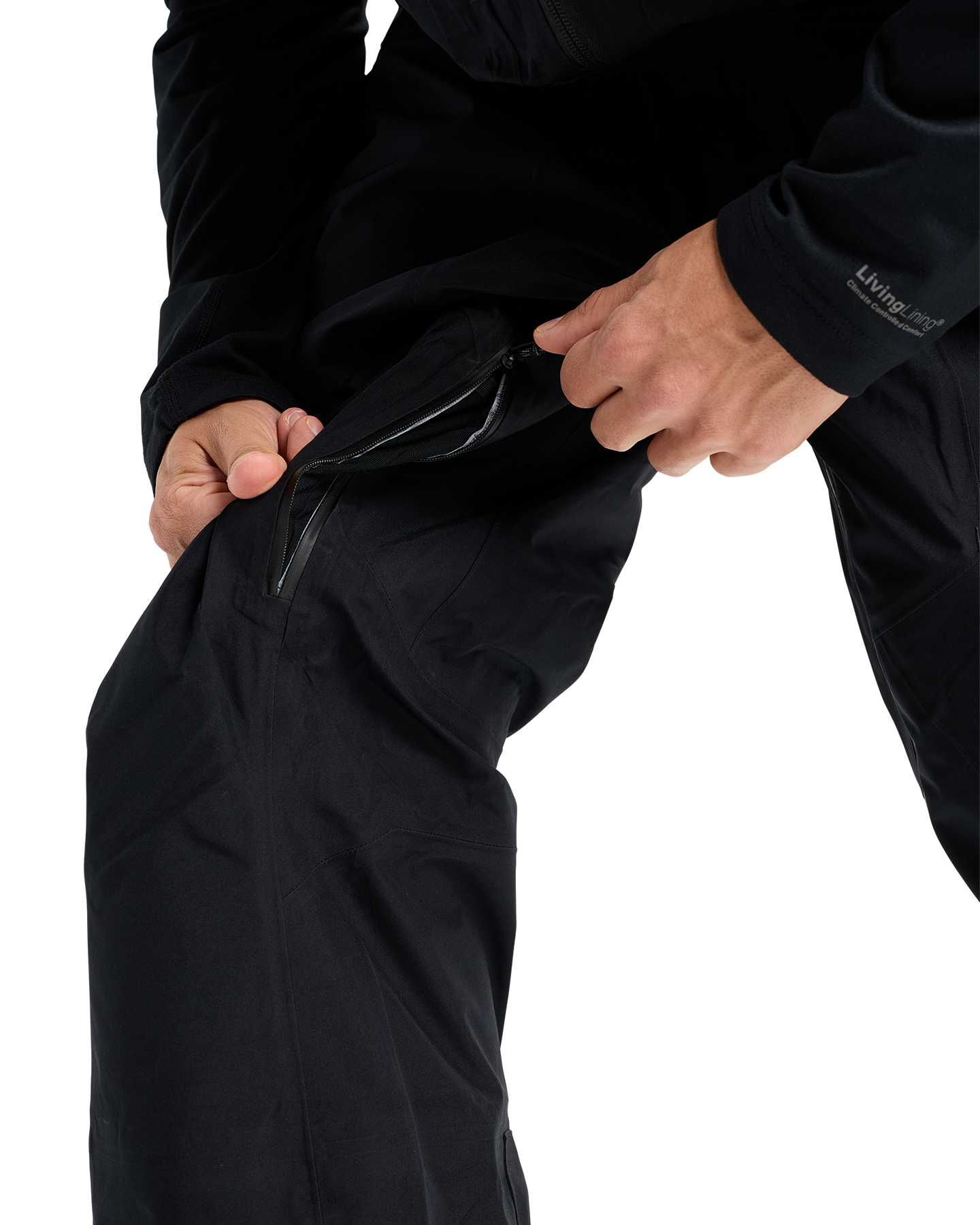 Burton Men's [ak]® Freebird Gore‑Tex 3L Snow Bib Pants - True Black Men's Snow Bibs - Trojan Wake Ski Snow