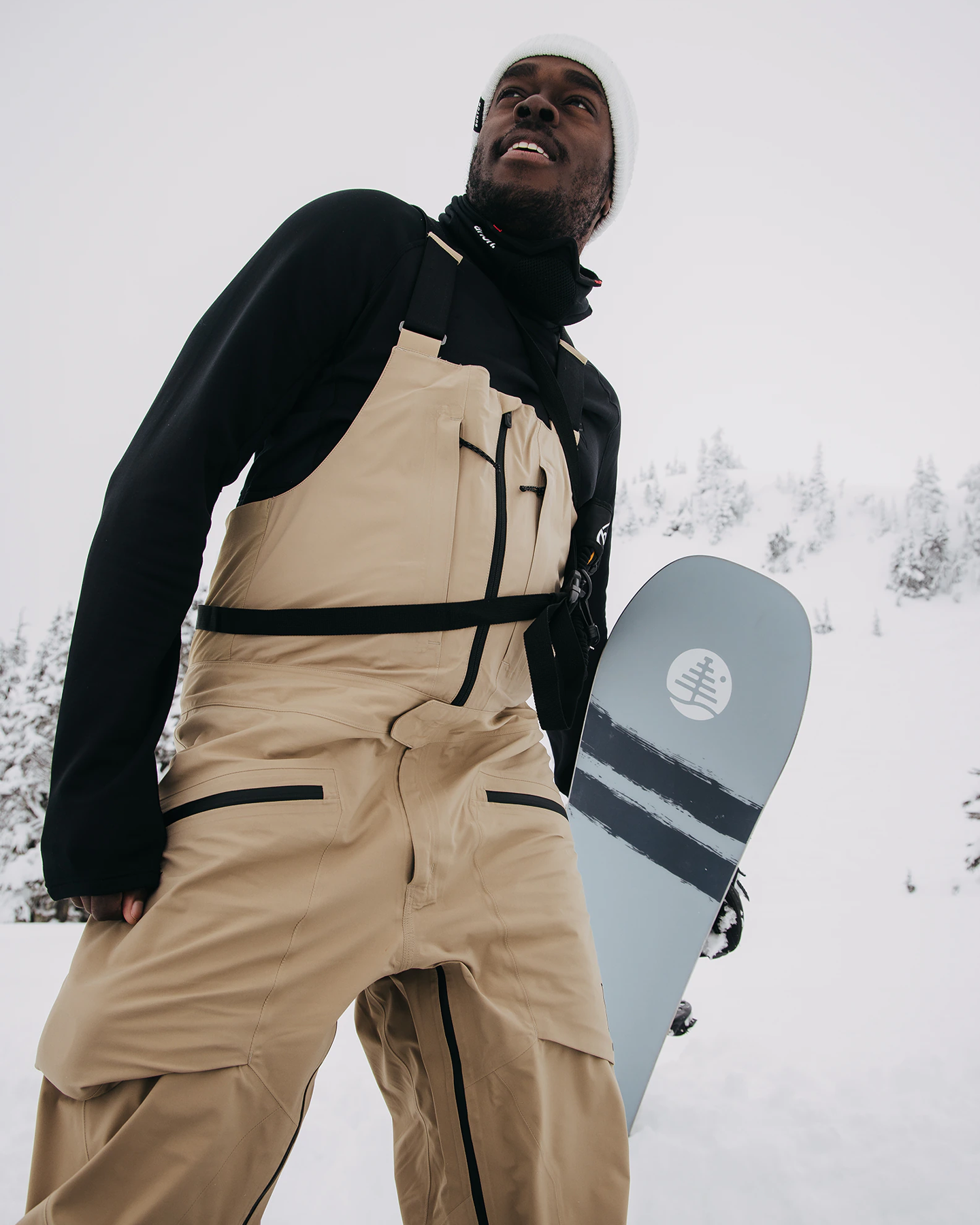 Burton Men's [ak]® Freebird Gore‑Tex 3L Stretch Bib Pants - Kelp Men's Snow Bibs - Trojan Wake Ski Snow
