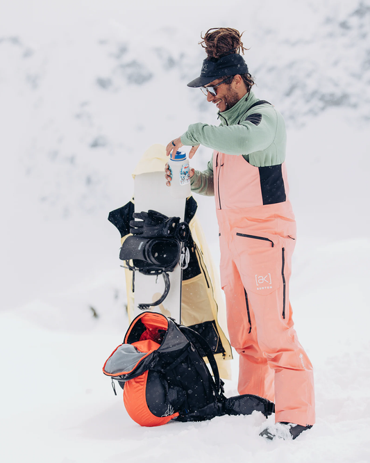 Burton Men's [ak]® Freebird Gore‑Tex 3L Stretch Bib Pants - Reef Pink Men's Snow Bibs - Trojan Wake Ski Snow
