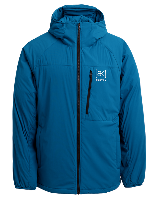 Burton Men's [ak]® Helium Hooded Stretch Insulated Jacket - Blue Teal Men's Jackets - Trojan Wake Ski Snow