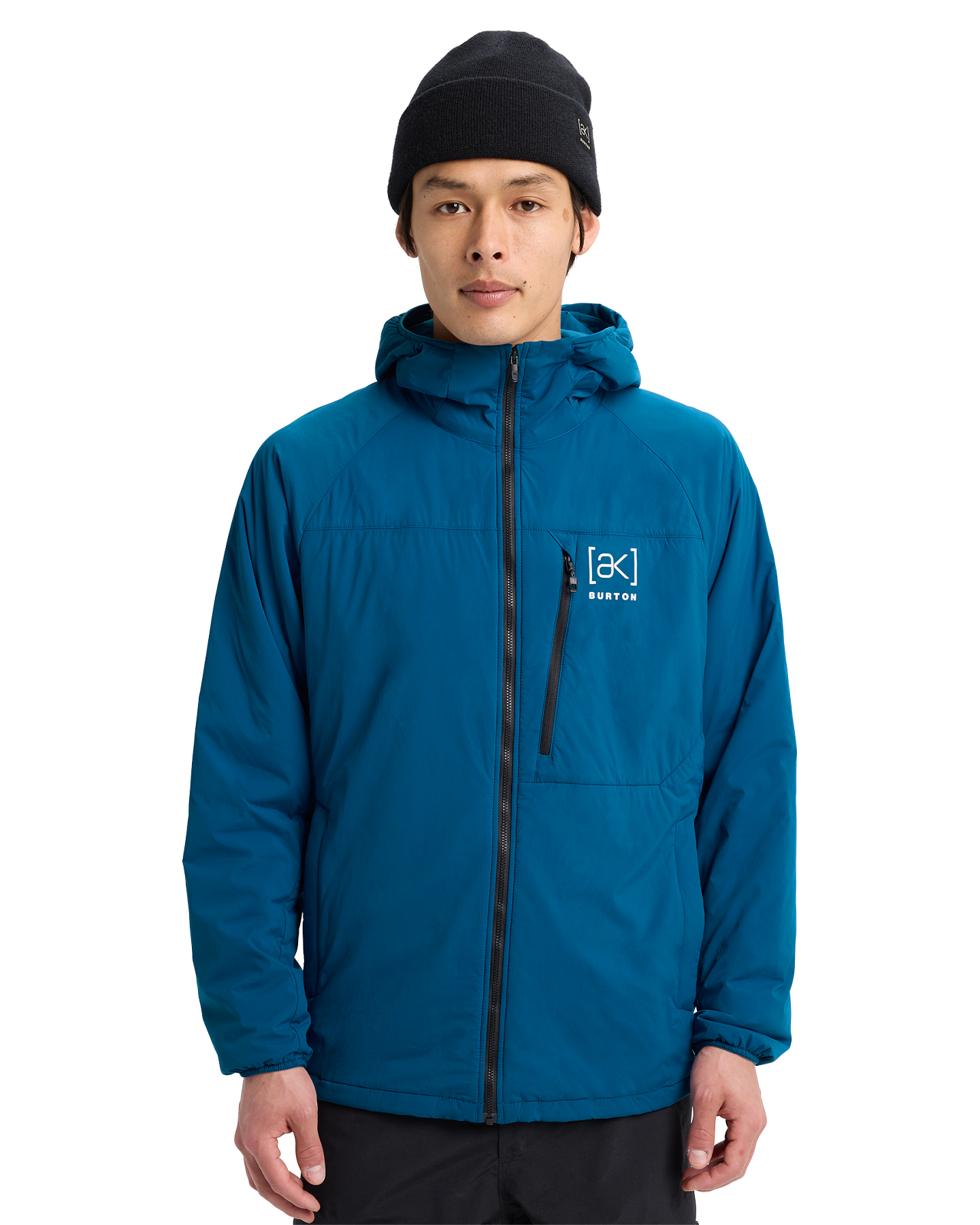 Burton Men's [ak]® Helium Hooded Stretch Insulated Jacket - Blue Teal Men's Jackets - Trojan Wake Ski Snow