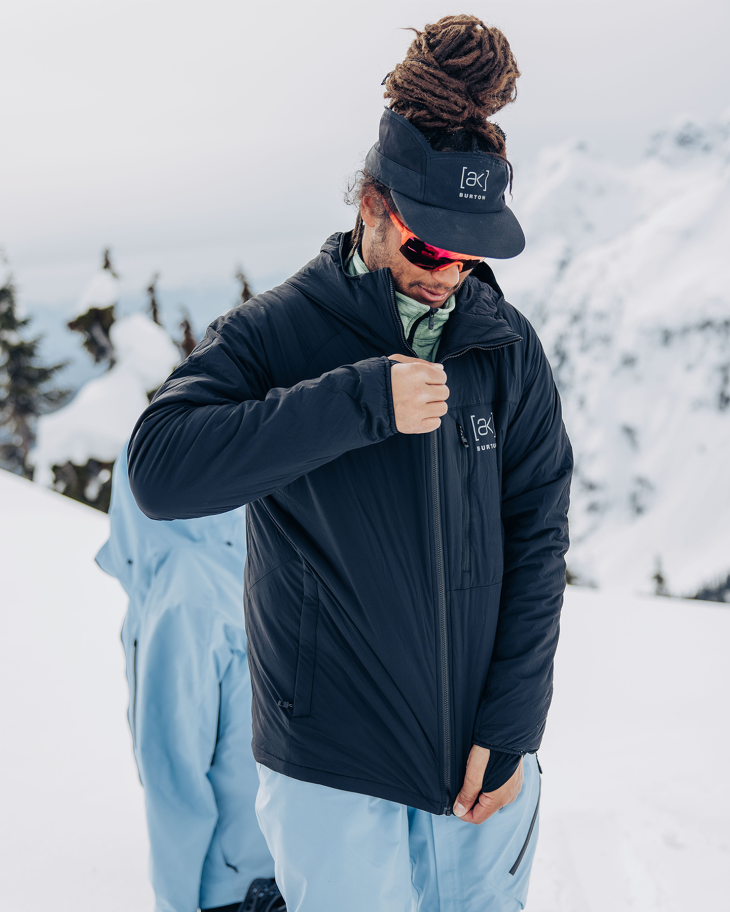 Burton Men's [ak]® Helium Hooded Stretch Insulated Jacket - True Black Jackets - Trojan Wake Ski Snow