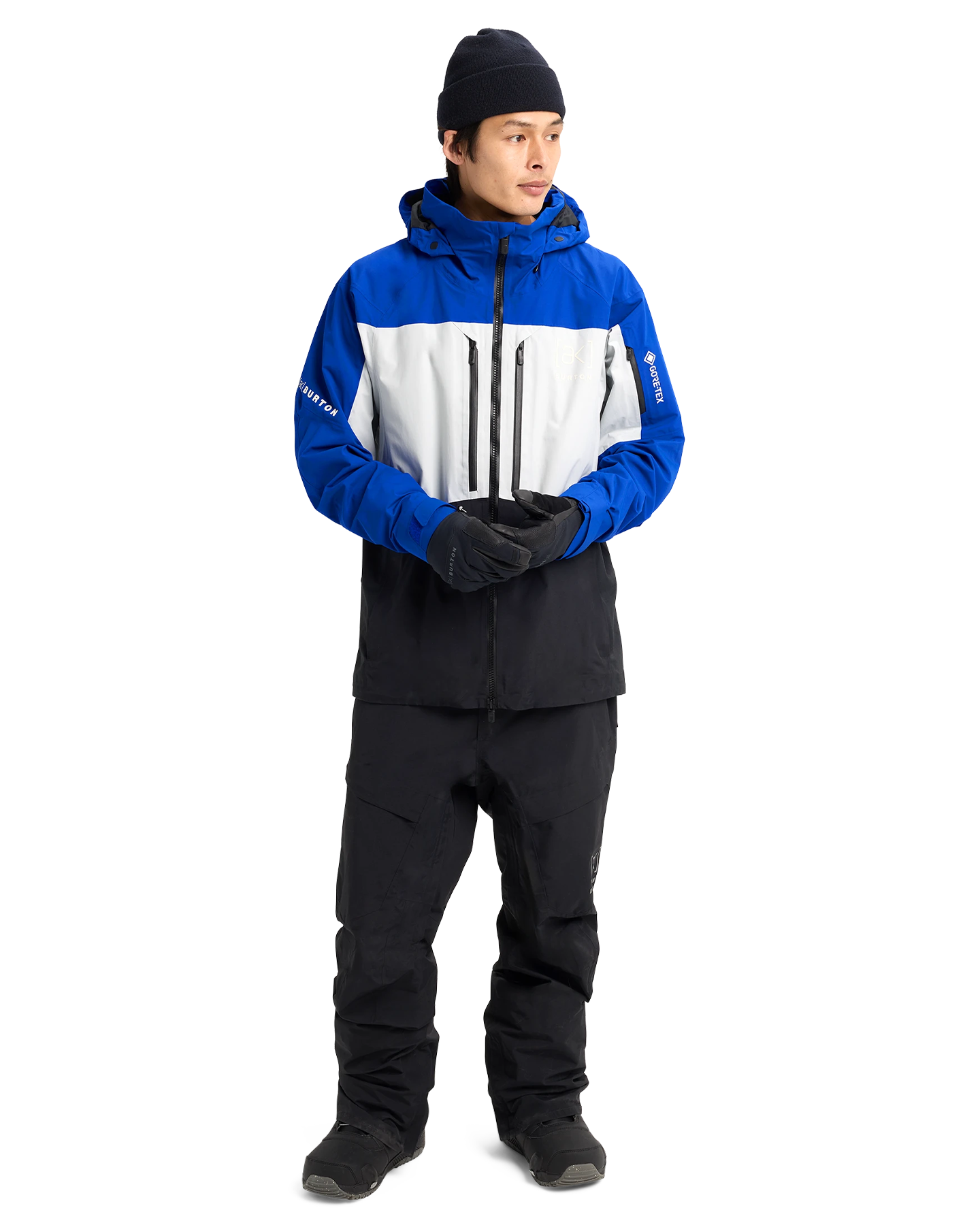 Burton Men's [ak]® Swash Gore‑Tex 2L Snow Jacket - Jake Blue/Gray Cloud/True Black Men's Snow Jackets - Trojan Wake Ski Snow