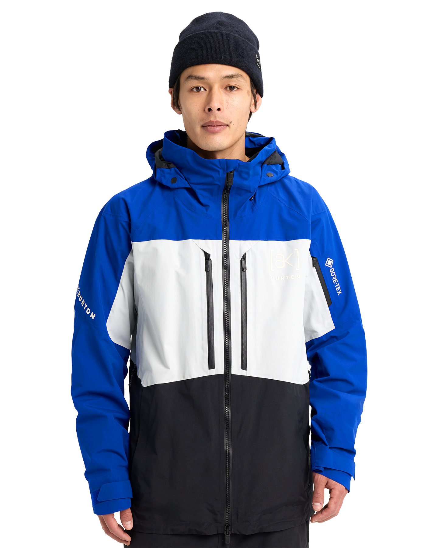 Burton Men's [ak]® Swash Gore‑Tex 2L Snow Jacket - Jake Blue/Gray Cloud/True Black Men's Snow Jackets - Trojan Wake Ski Snow
