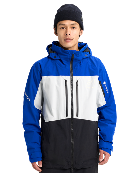 Burton Men's [ak]® Swash Gore‑Tex 2L Snow Jacket - Jake Blue/Gray Cloud/True Black Men's Snow Jackets - Trojan Wake Ski Snow