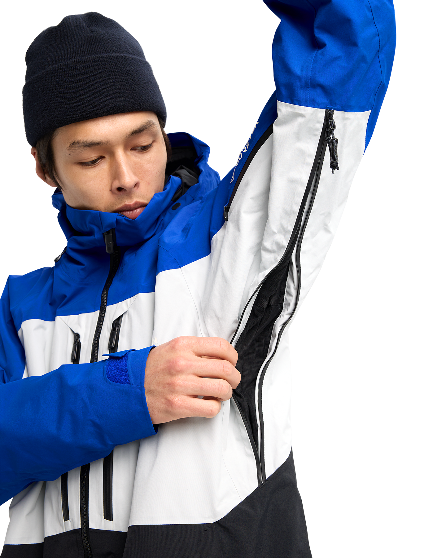 Burton Men's [ak]® Swash Gore‑Tex 2L Snow Jacket - Jake Blue/Gray Cloud/True Black Men's Snow Jackets - Trojan Wake Ski Snow