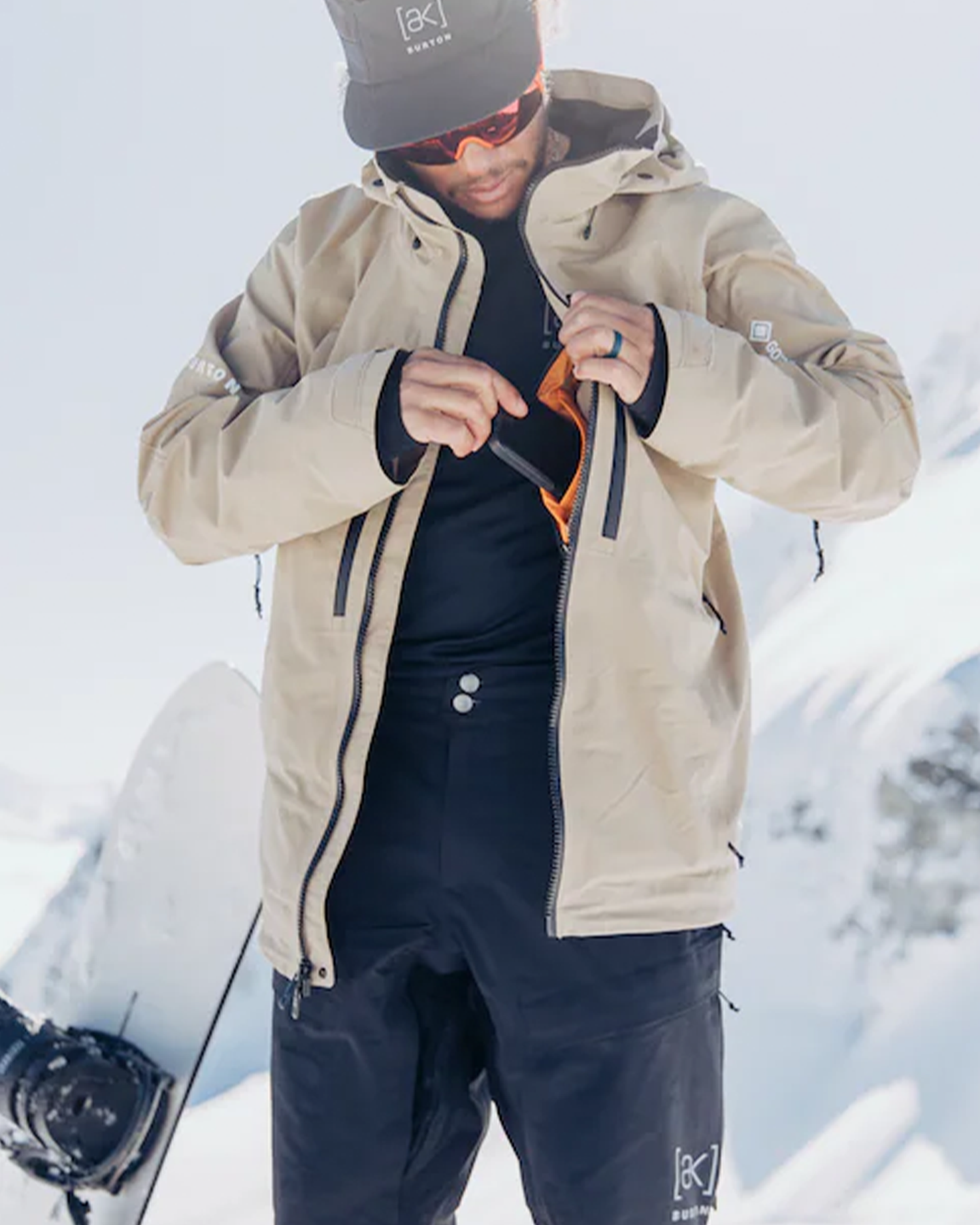 Burton Men's [ak]® Swash Gore‑Tex 2L Snow Jacket - Kelp Men's Snow Jackets - Trojan Wake Ski Snow