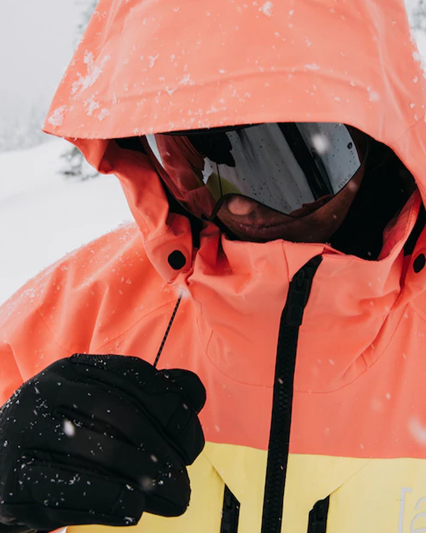 Burton Men's [ak]® Swash Gore‑Tex 2L Snow Jacket - Reef Pink/Buttermilk/Mushroom Men's Snow Jackets - Trojan Wake Ski Snow