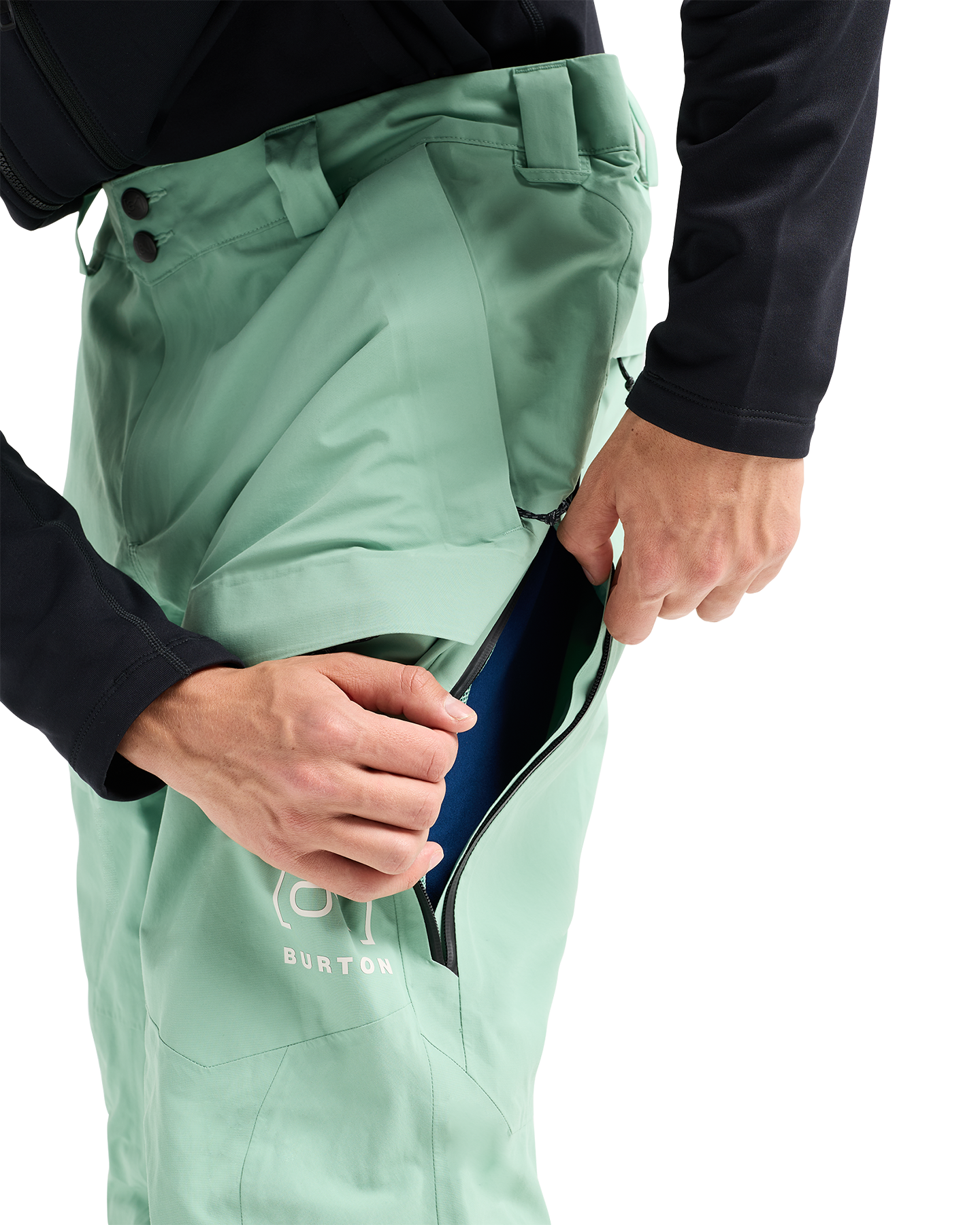 Burton Men's [ak]® Swash GORE-TEX® 2L Snow Pants - Soft Sage Men's Snow Pants - Trojan Wake Ski Snow