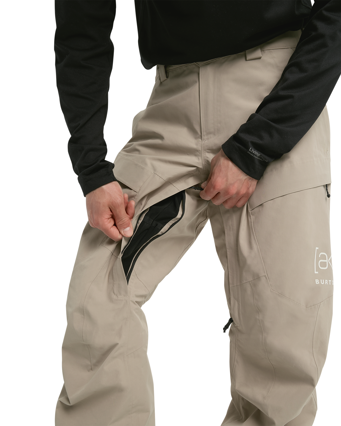 Burton Men's [ak]® Swash GORE-TEX® 2L Snow Pants - Summit Taupe Men's Snow Pants - Trojan Wake Ski Snow