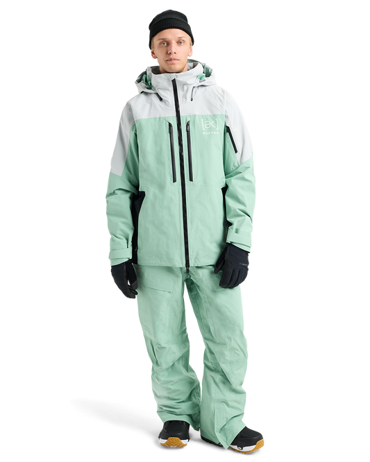 Burton Men's [ak]® Swash GORE-TEX® 2L Snow Jacket - Gray Cloud/Soft Sage/True Black