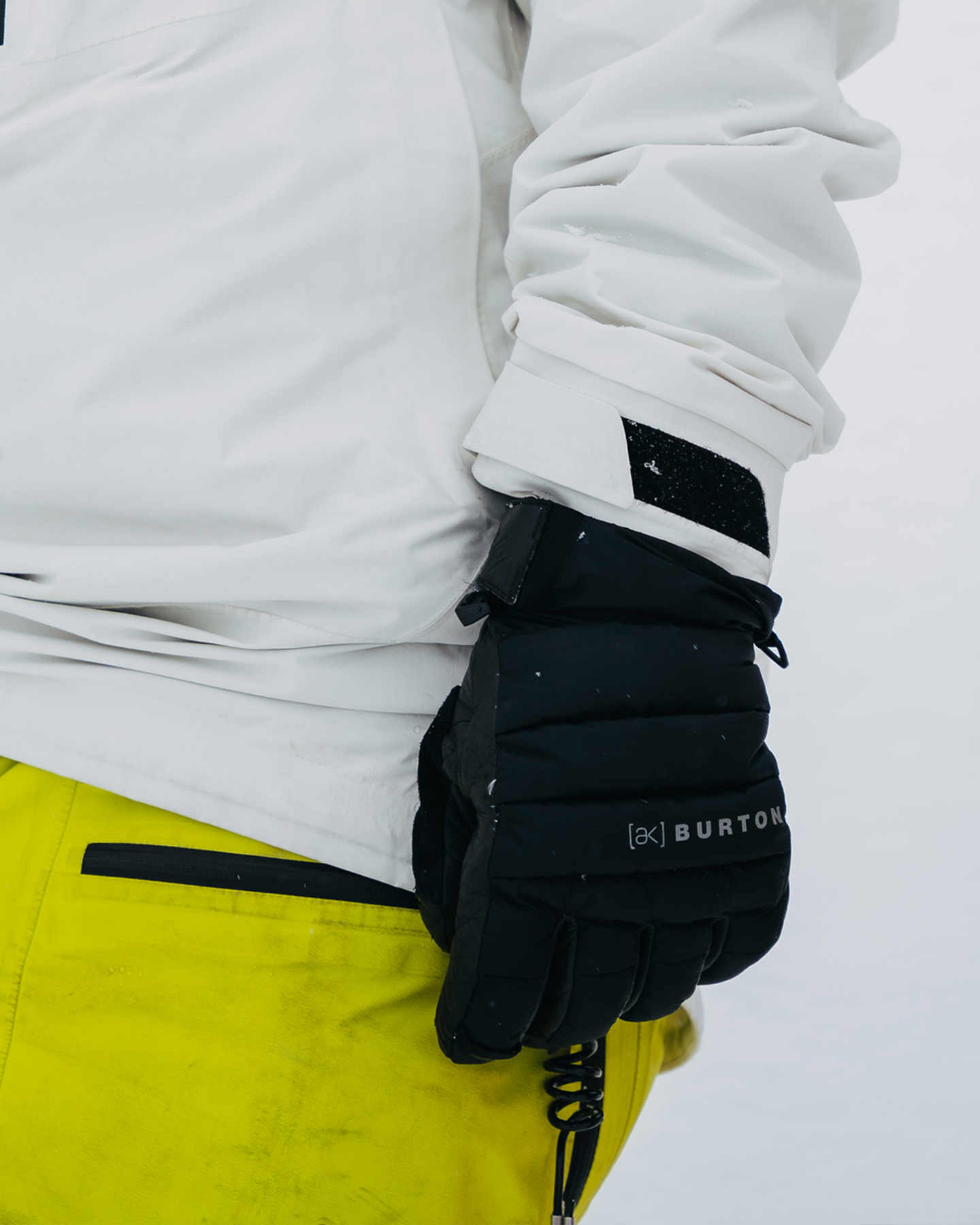 Burton Men's [ak]® Velocity Gore‑Tex 2L Anorak Snow Jacket - Stout White Men's Snow Jackets - Trojan Wake Ski Snow