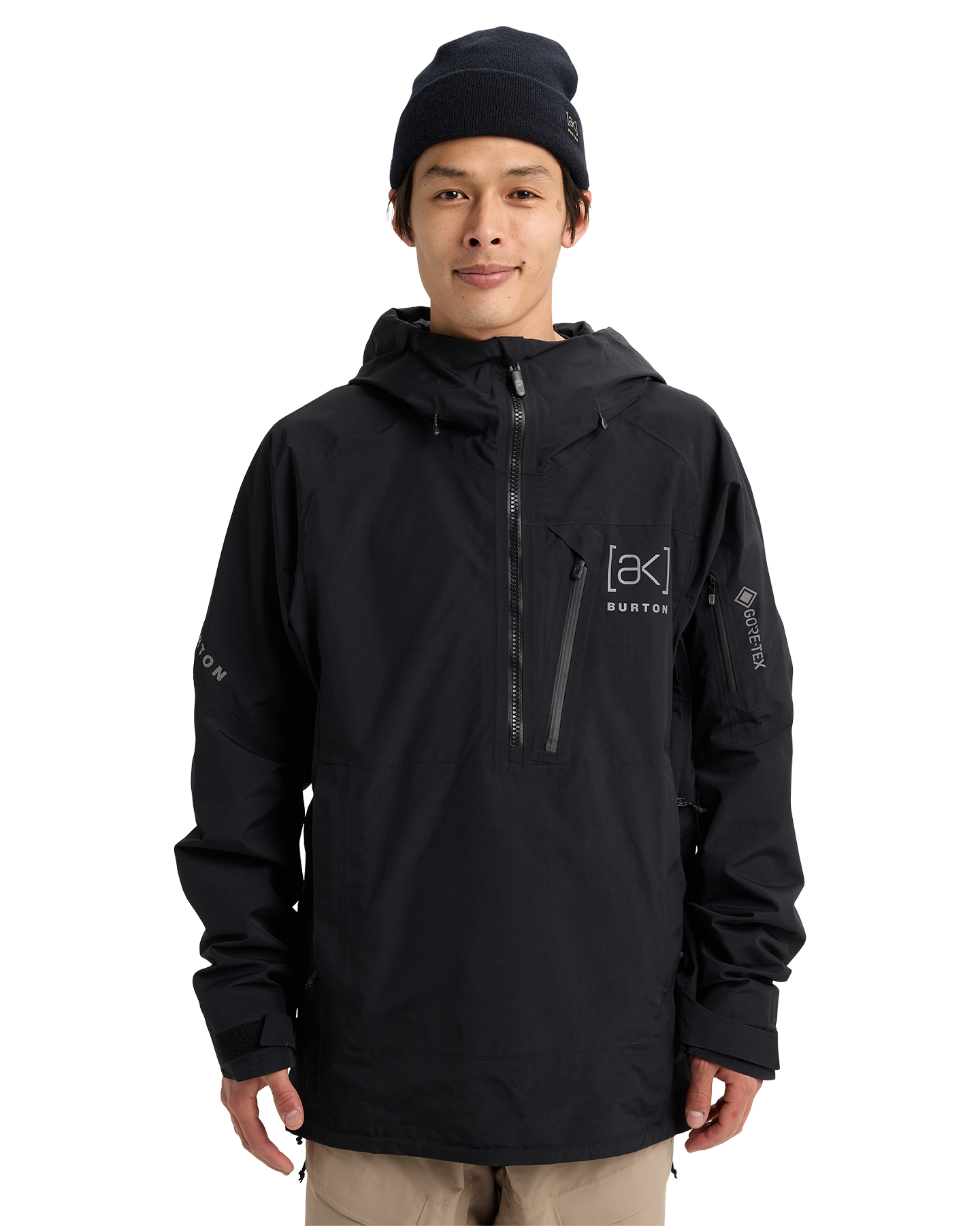 Burton Men's [ak]® Velocity GORE-TEX® 2L Snow Anorak - True Black Men's Snow Jackets - Trojan Wake Ski Snow