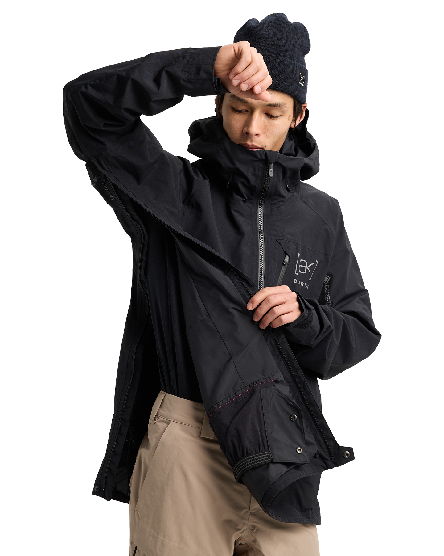 Burton Men's [ak]® Velocity GORE-TEX® 2L Snow Anorak - True Black Men's Snow Jackets - Trojan Wake Ski Snow