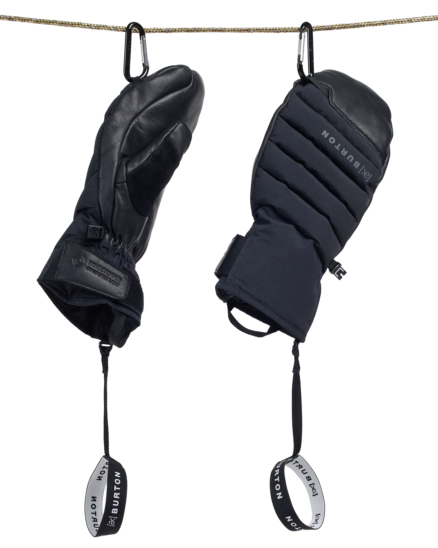 Burton Men's [ak]® Windstopper Oven Snow Mittens - True Black Men's Snow Mittens - Trojan Wake Ski Snow