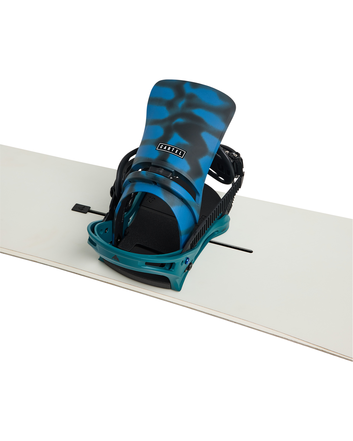 Burton Men's Cartel Re:Flex Snowboard Bindings - Evergreen Shatter Men's Snowboard Bindings - Trojan Wake Ski Snow