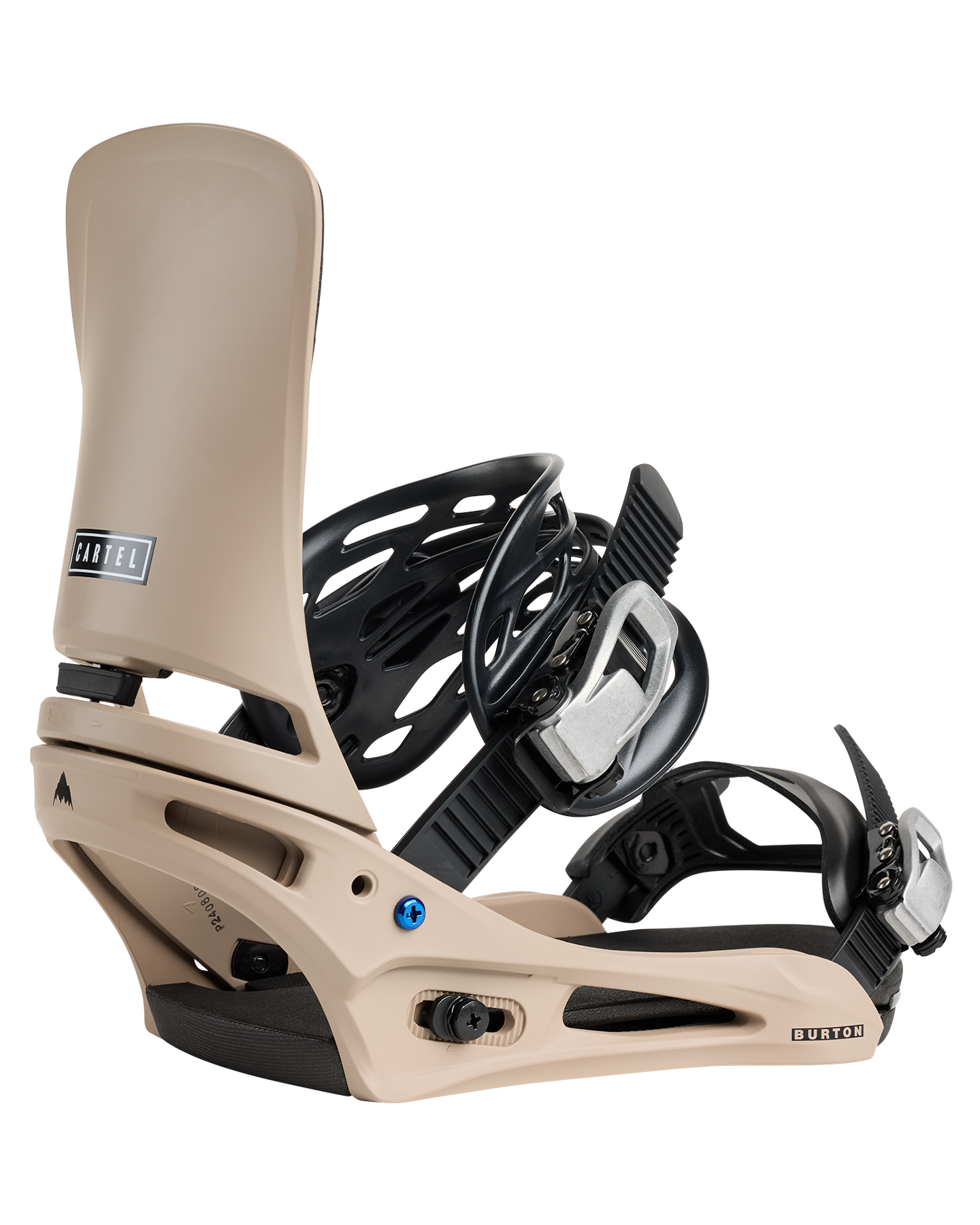 Burton Men's Cartel Re:Flex Snowboard Bindings - Summit Taupe Men's Snowboard Bindings - Trojan Wake Ski Snow