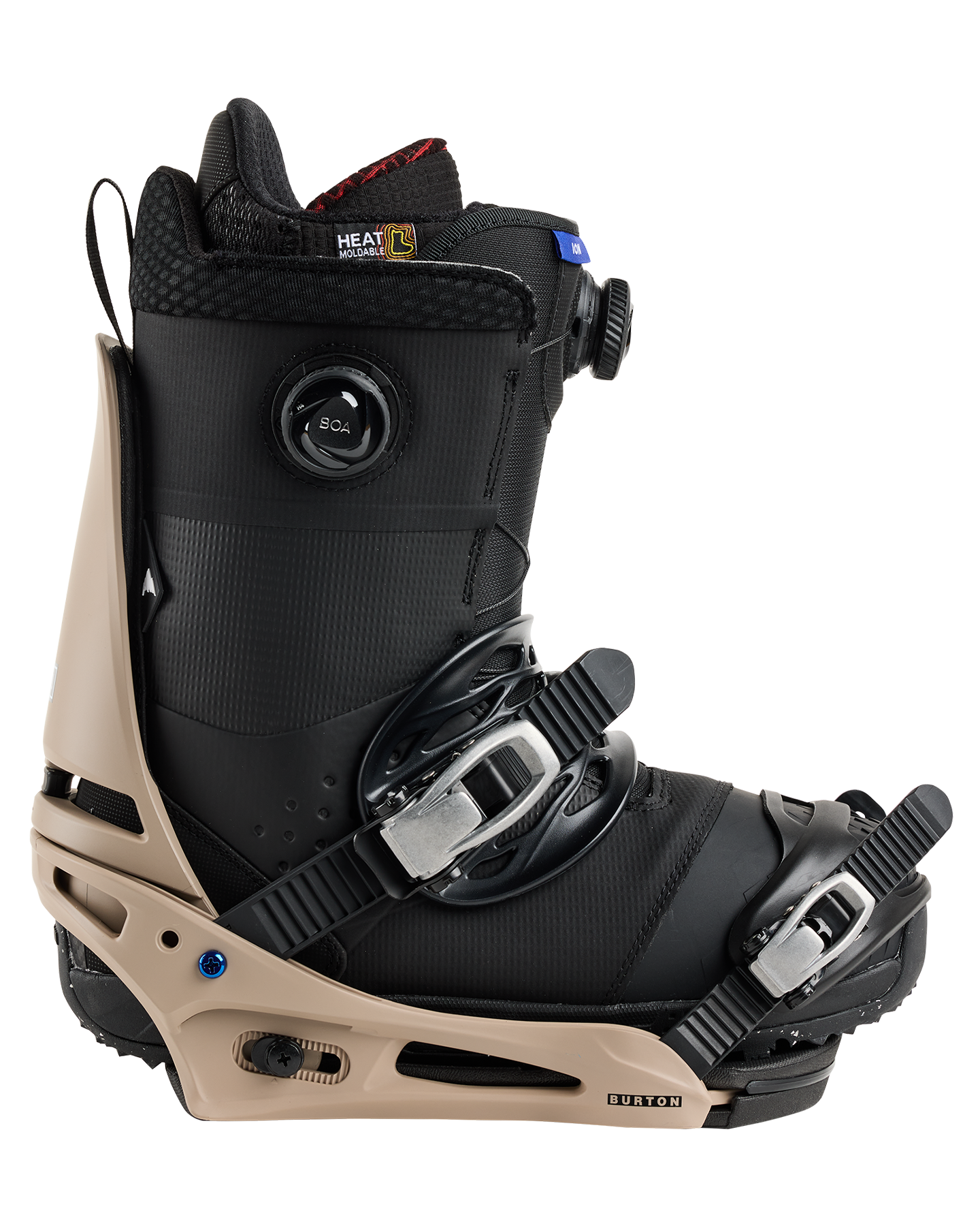 Burton Men's Cartel Re:Flex Snowboard Bindings - Summit Taupe Men's Snowboard Bindings - Trojan Wake Ski Snow