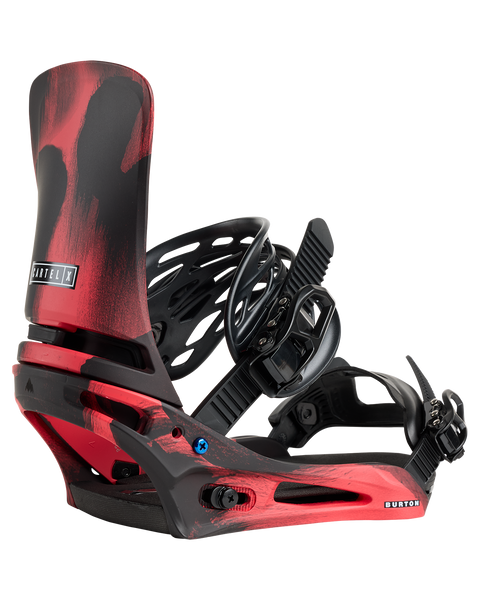 Burton Men's Cartel X Re:Flex Snowboard Bindings - Black / Red Burton Men's Cartel X Re:Flex Snowboard Bindings - Black / Red