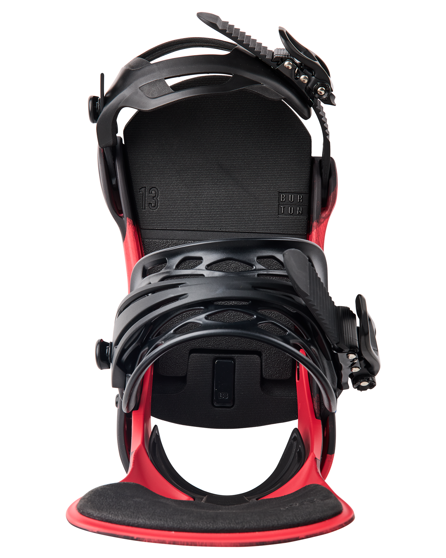 Burton Men's Cartel X Re:Flex Snowboard Bindings - Black / Red Men's Snowboard Bindings - Trojan Wake Ski Snow