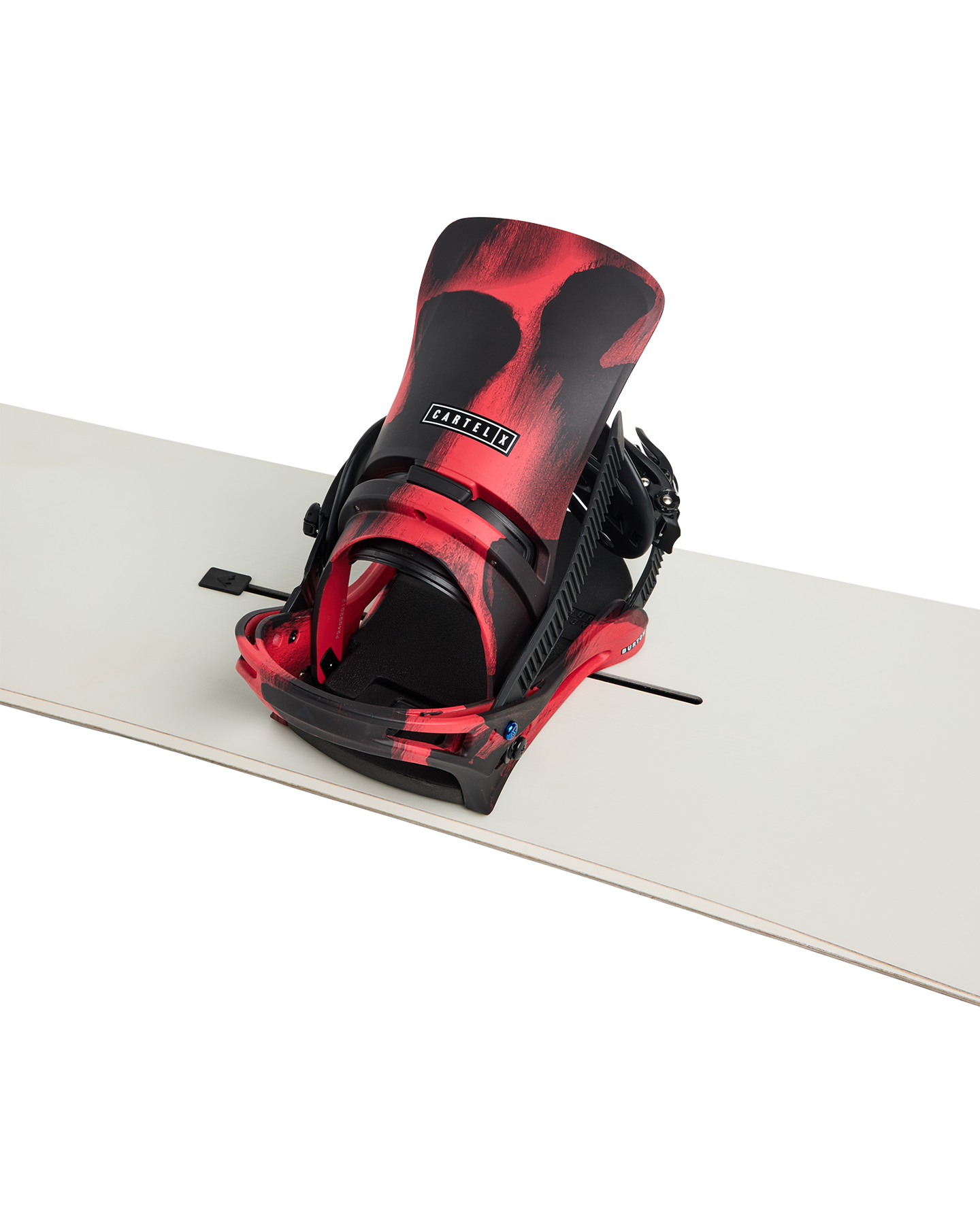 Burton Men's Cartel X Re:Flex Snowboard Bindings - Black / Red Men's Snowboard Bindings - Trojan Wake Ski Snow