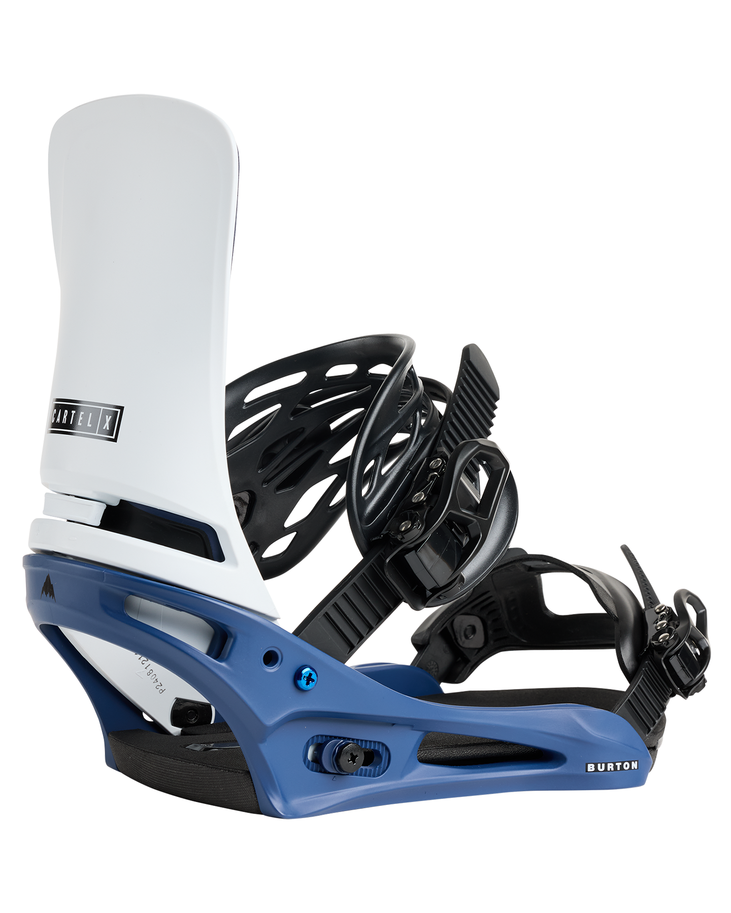 Burton Men's Cartel X Re:Flex Snowboard Bindings - Nightfall/White Men's Snowboard Bindings - Trojan Wake Ski Snow