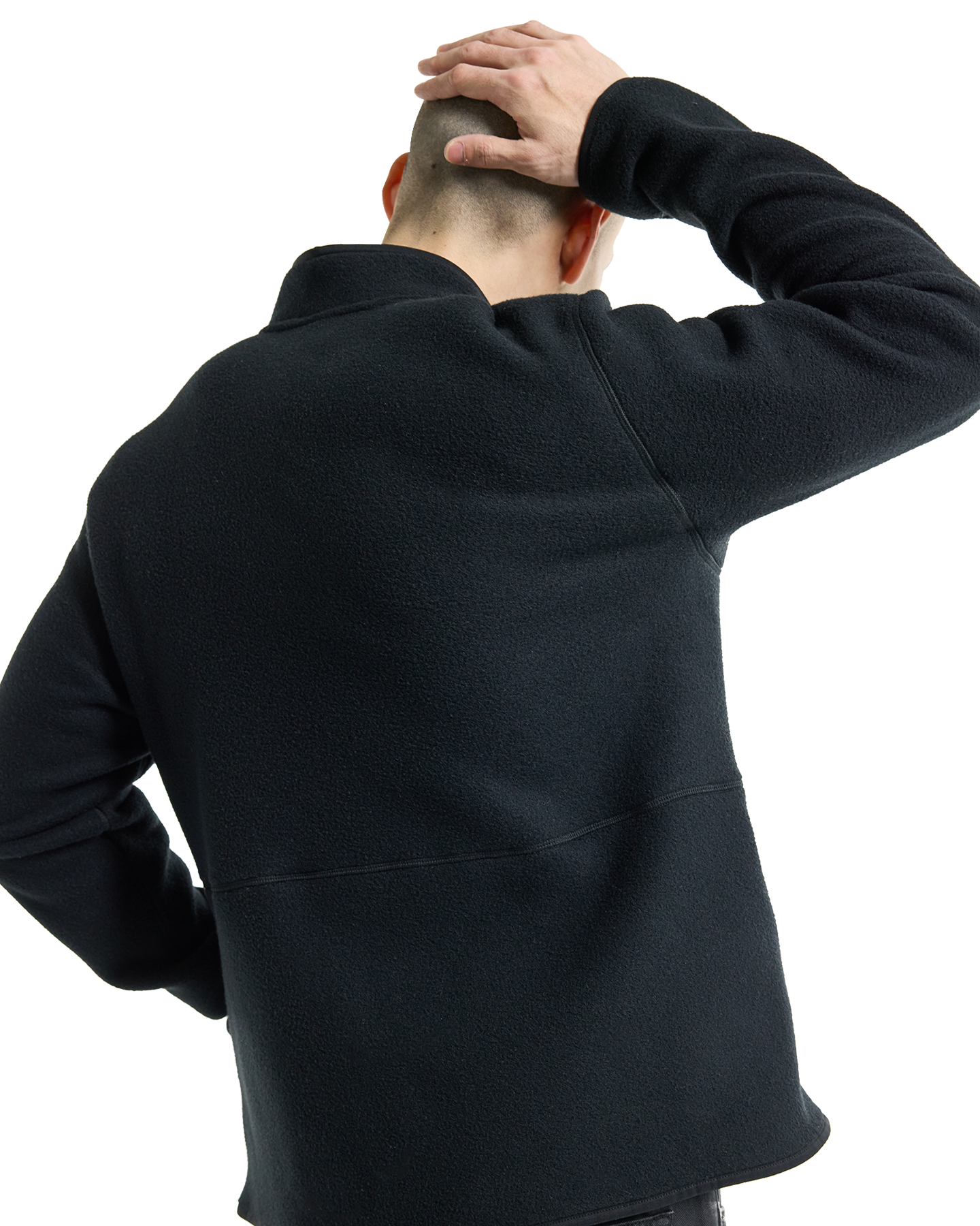 Burton Men's Cinder Full-Zip Fleece - True Black Men's Fleece - Trojan Wake Ski Snow