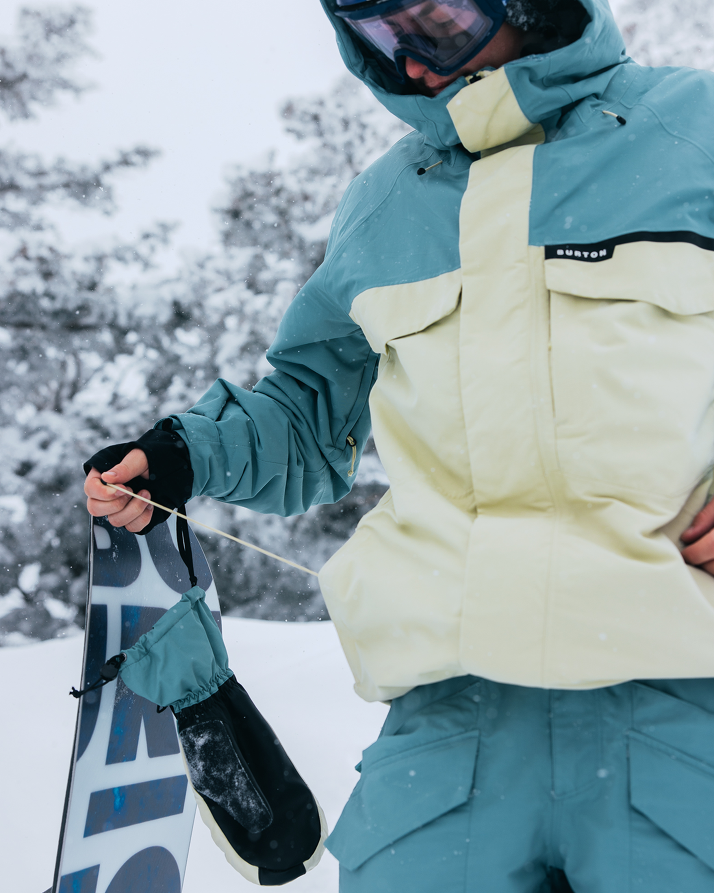 Burton Men's Covert 2.0 Snow Jacket - Rock Lichen/Mushroom Men's Snow Jackets - Trojan Wake Ski Snow