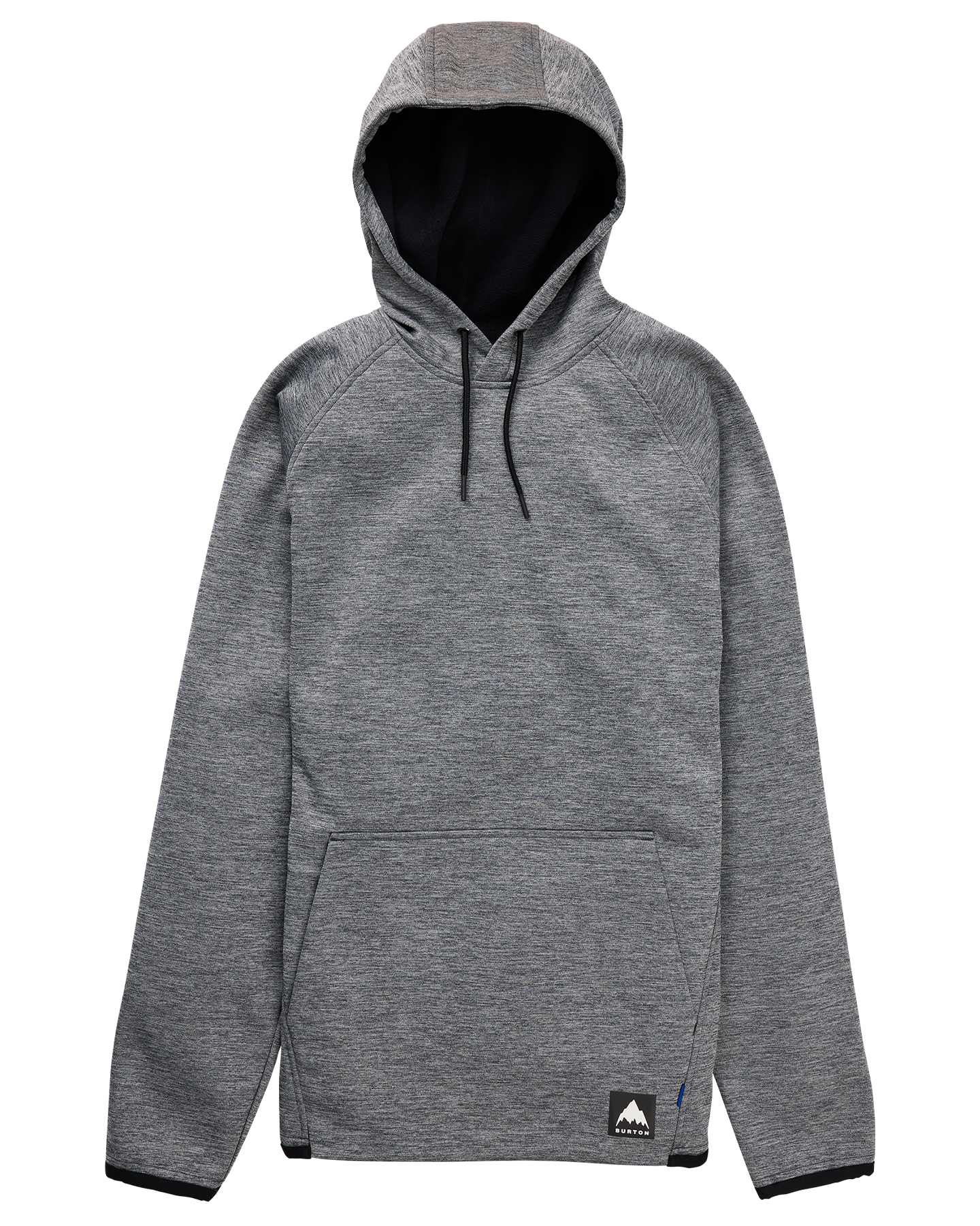 Burton Men's Crown Weatherproof Hoodie Pullover Fleece - True Black Heather Men's Hoodies - Trojan Wake Ski Snow