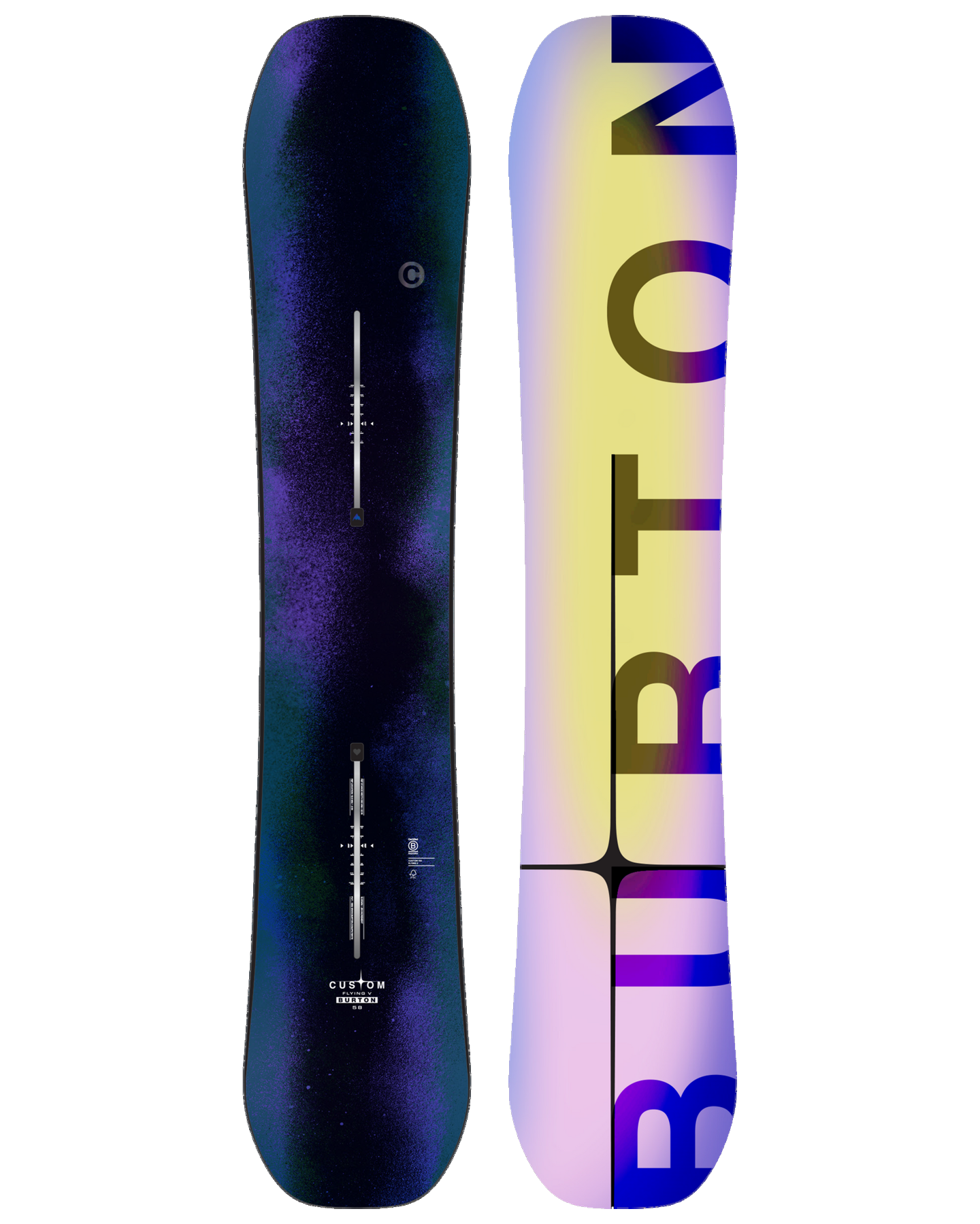 Burton Men's Custom Flying V Snowboard - Faded