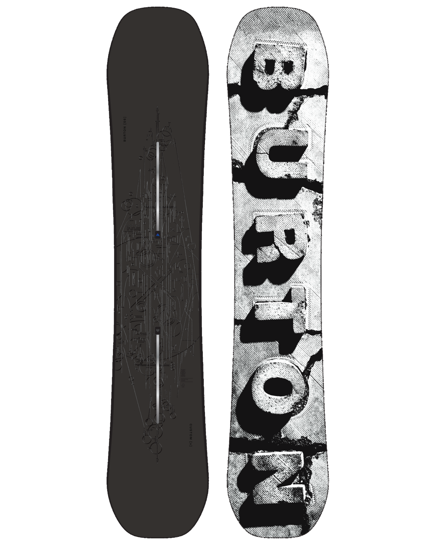 Burton Men's Custom X Camber Snowboard - Etched