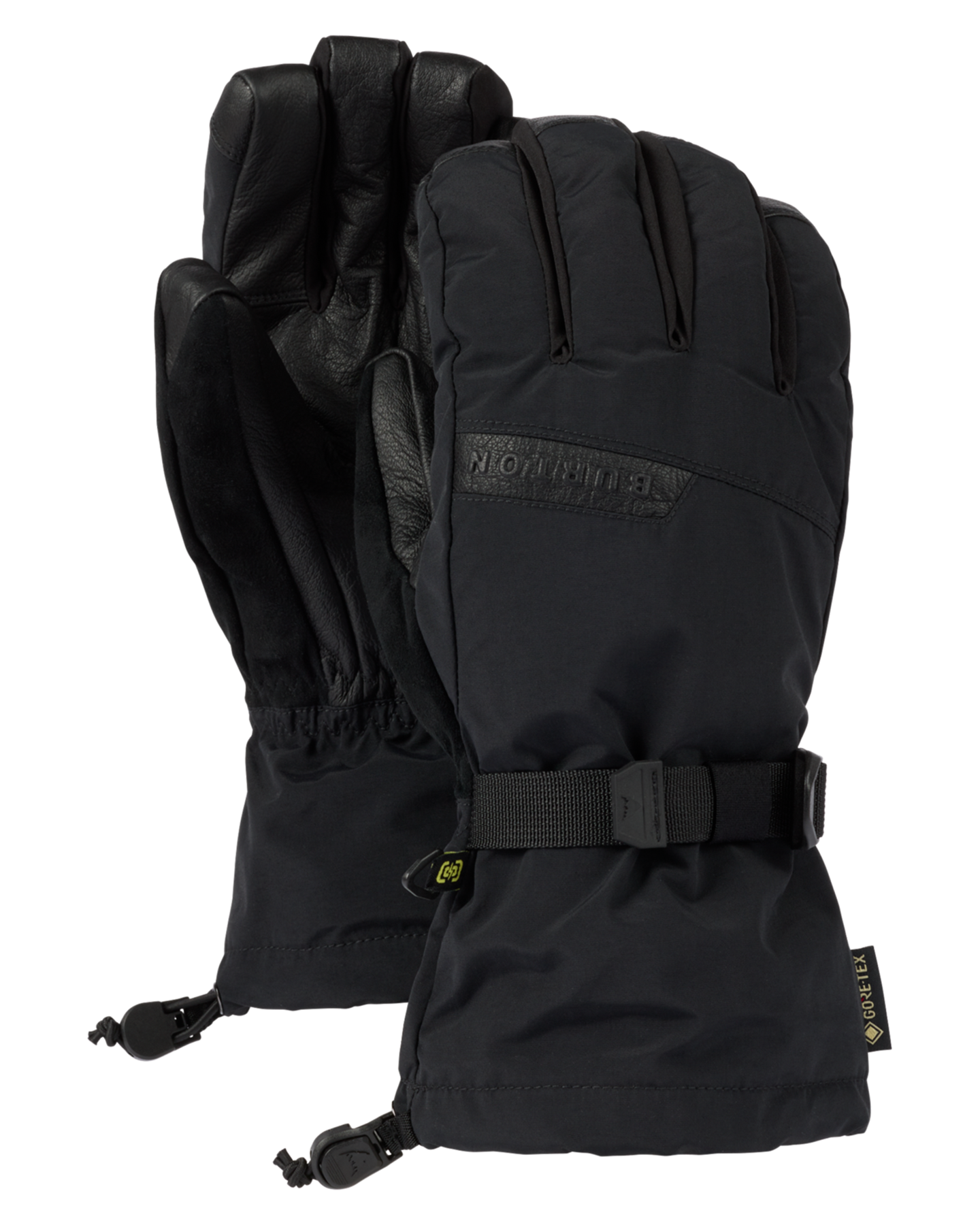 Burton Men's Deluxe Gore-Tex Snow Gloves - True Black Men's Snow Gloves & Mittens - Trojan Wake Ski Snow