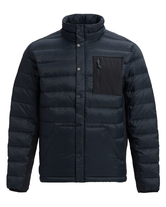 Burton Evergreen Insulated Down Snow Jacket - True Black Men's Snow Jackets - Trojan Wake Ski Snow